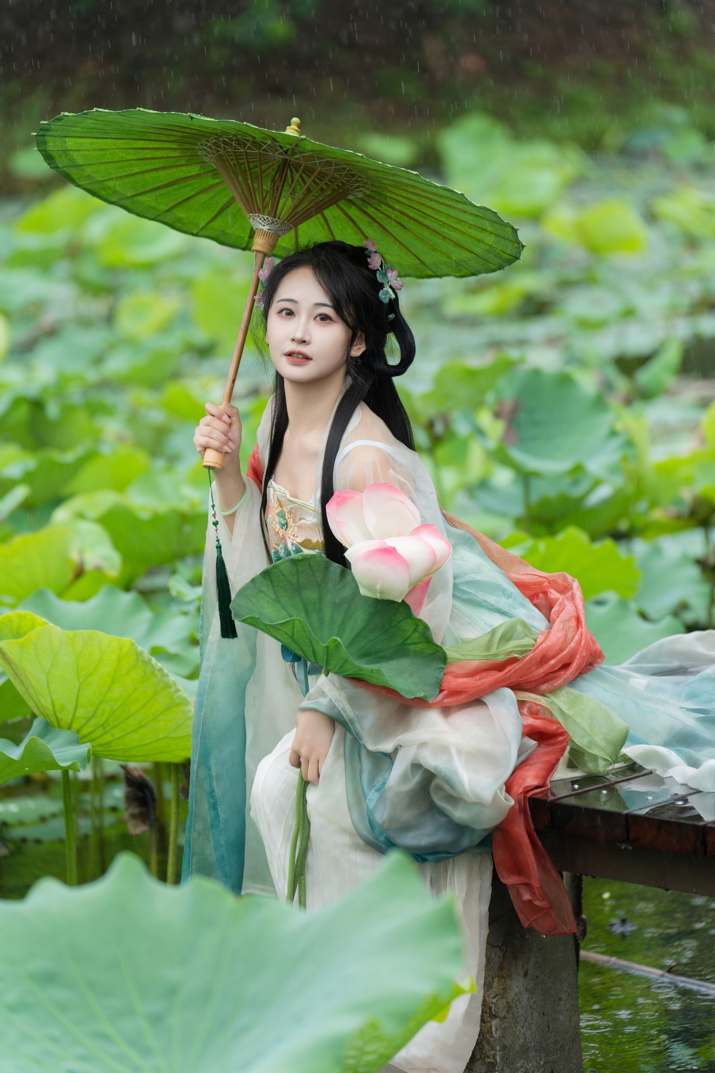 图片[5] - 湫一只岁岁 - 《雨中荷花》[24P] - 机器猫次元 - 机器猫次元