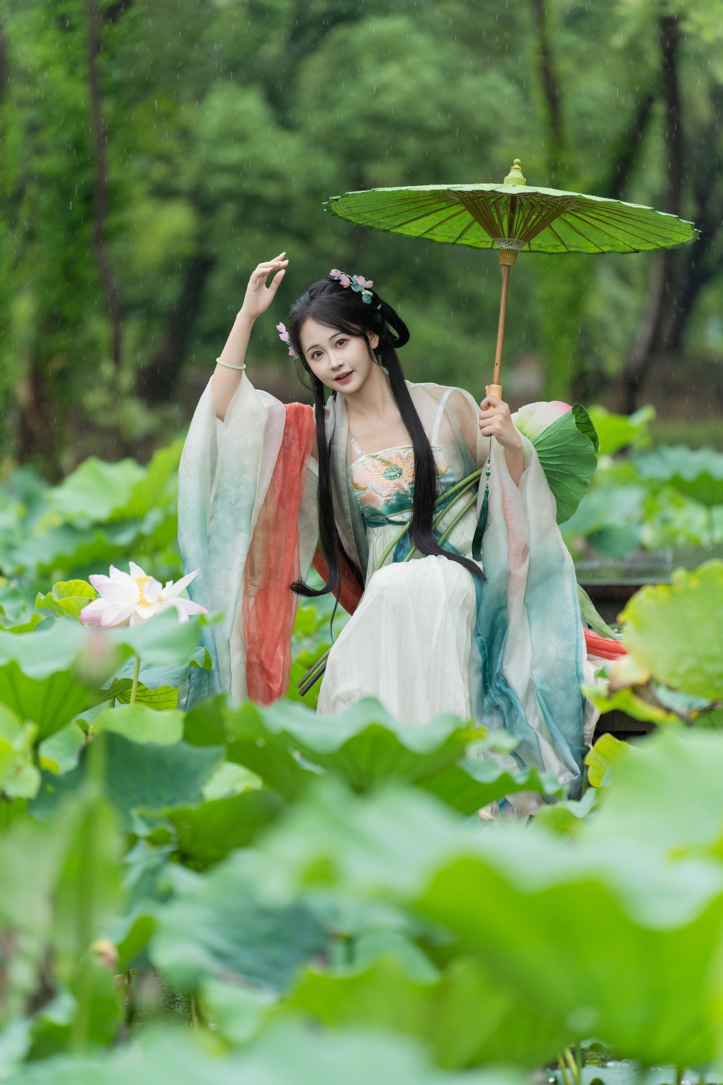 图片[8] - 湫一只岁岁 - 《雨中荷花》[24P] - 机器猫次元 - 机器猫次元