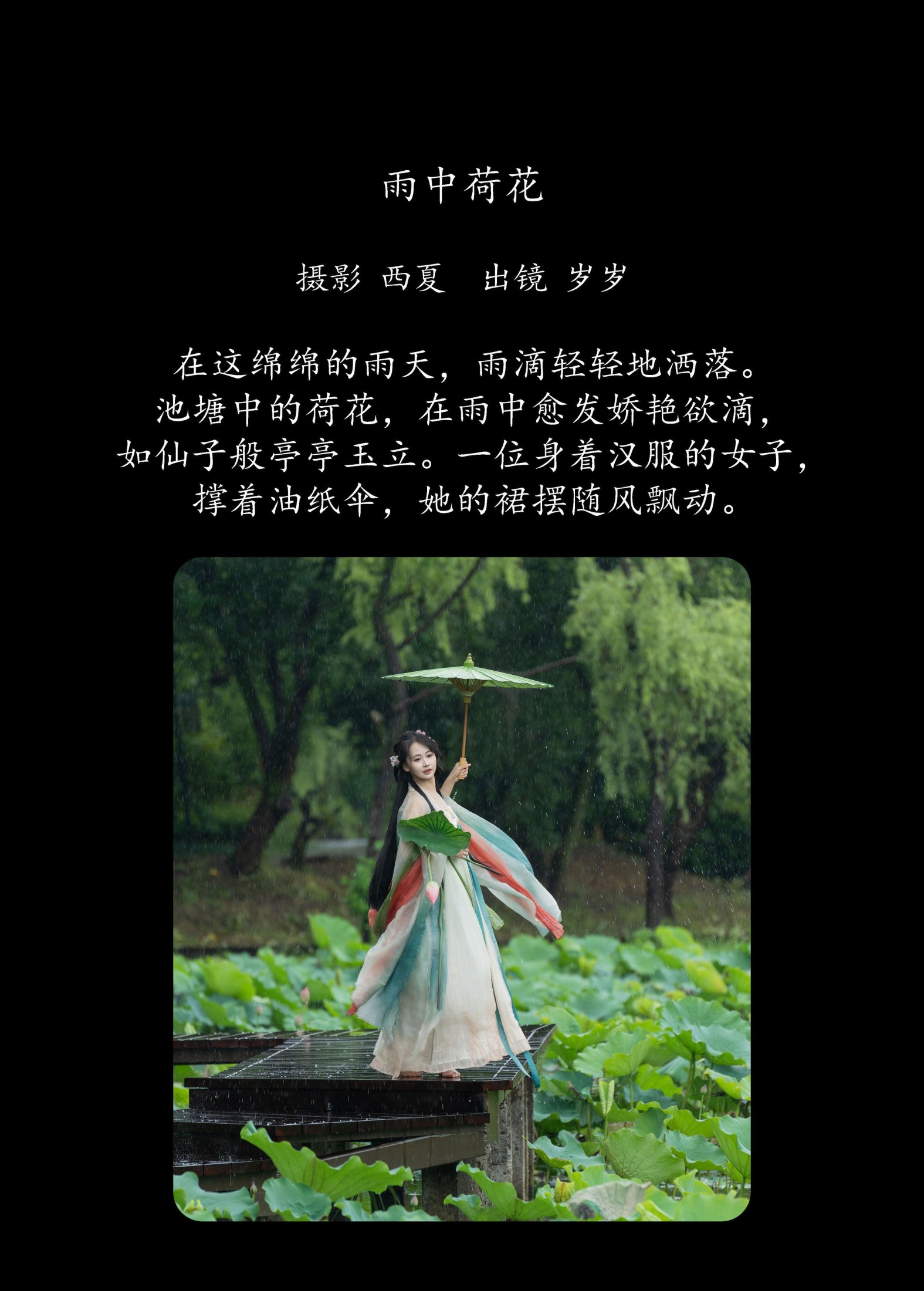图片[2] - 湫一只岁岁 - 《雨中荷花》[24P] - 机器猫次元 - 机器猫次元