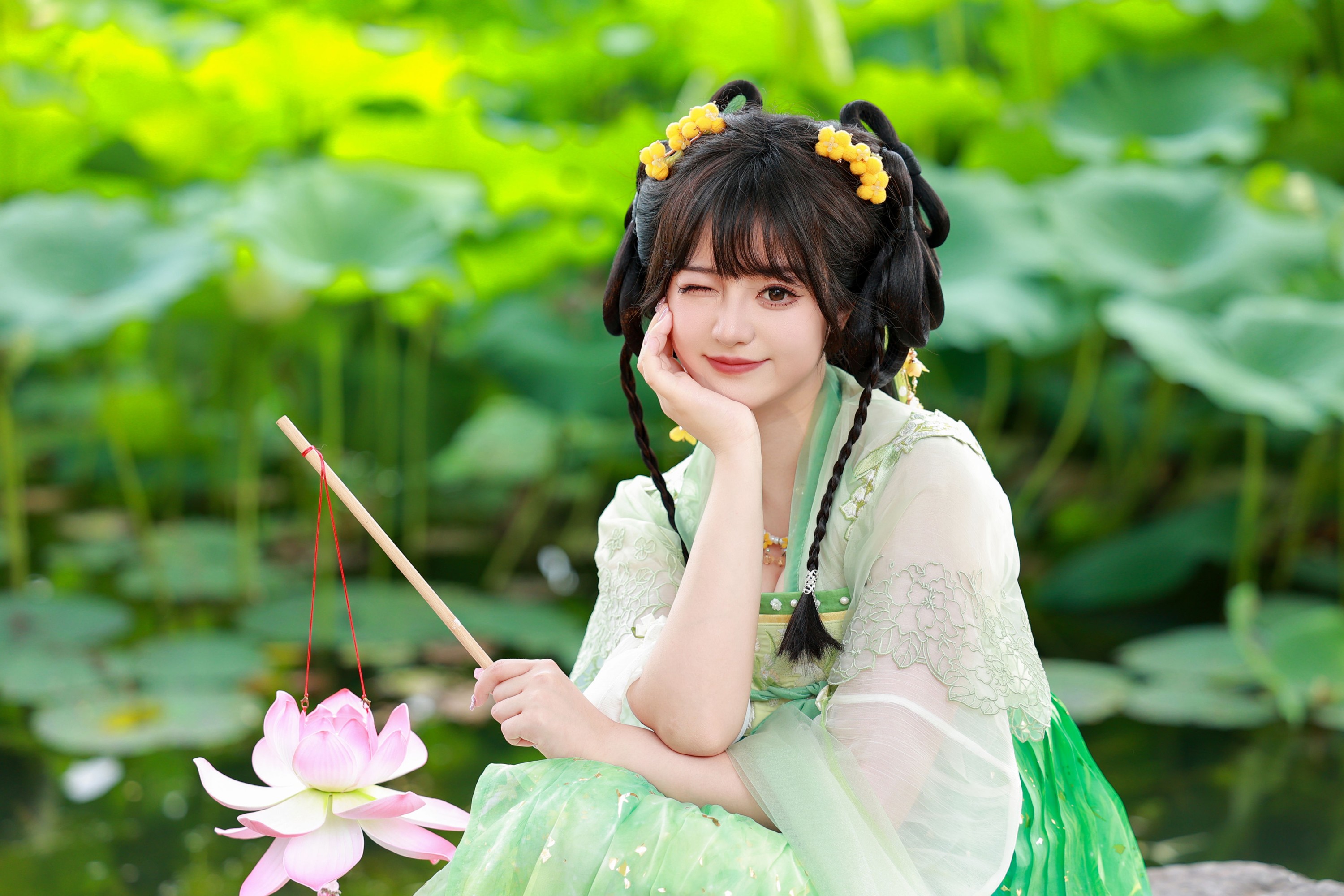 图片[5] - 不可爱的禾禾喵 - 《荷塘少女》[28P] - 机器猫次元 - 机器猫次元