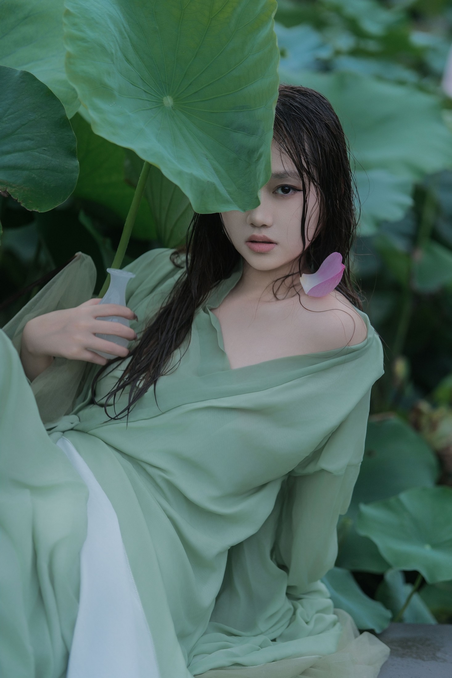 图片[3] - 乐乐 - 《雨荷》[22P] - 机器猫次元 - 机器猫次元
