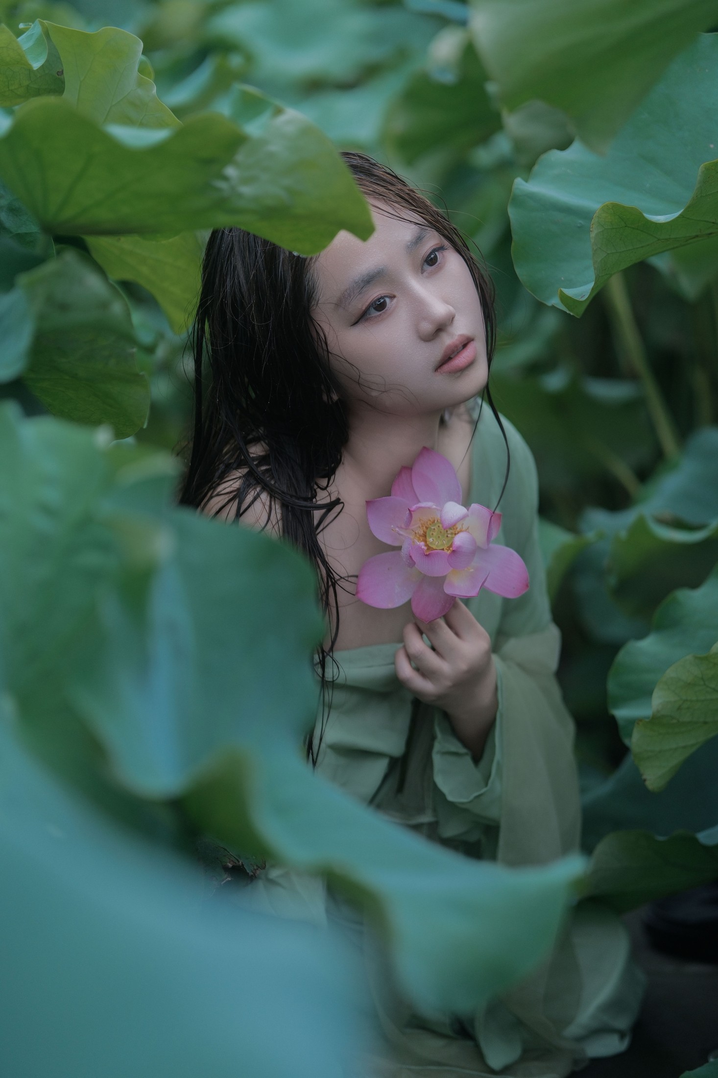 图片[4] - 乐乐 - 《雨荷》[22P] - 机器猫次元 - 机器猫次元