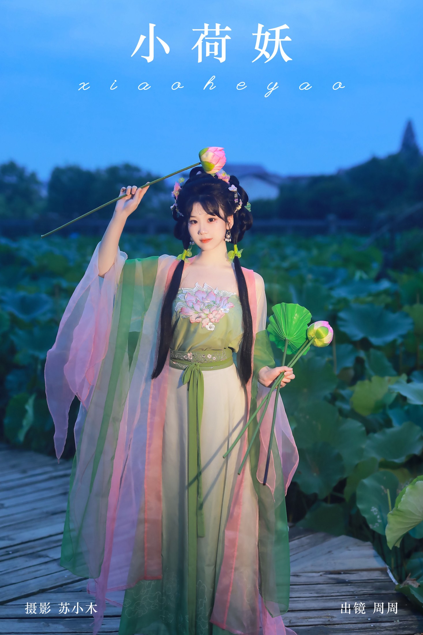 图片[1] - 周周Ay - 《小荷妖》[23P] - 机器猫次元 - 机器猫次元