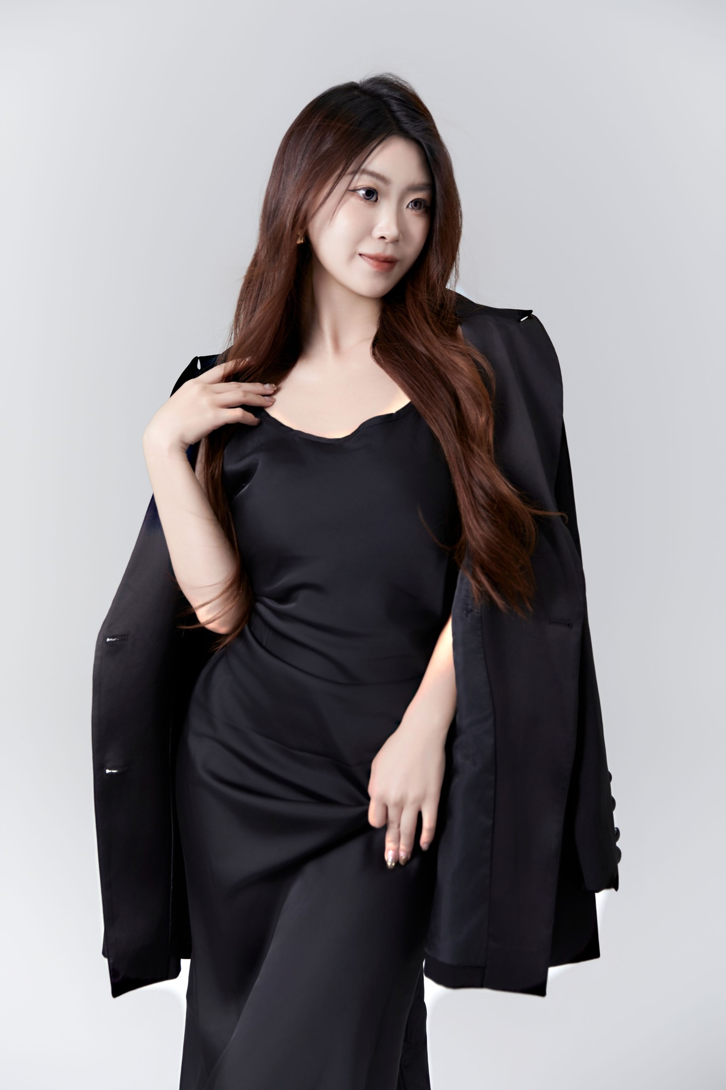 图片[6] - CARLEE是77呀 - 《黑色西装写真》[22P] - 机器猫次元 - 机器猫次元