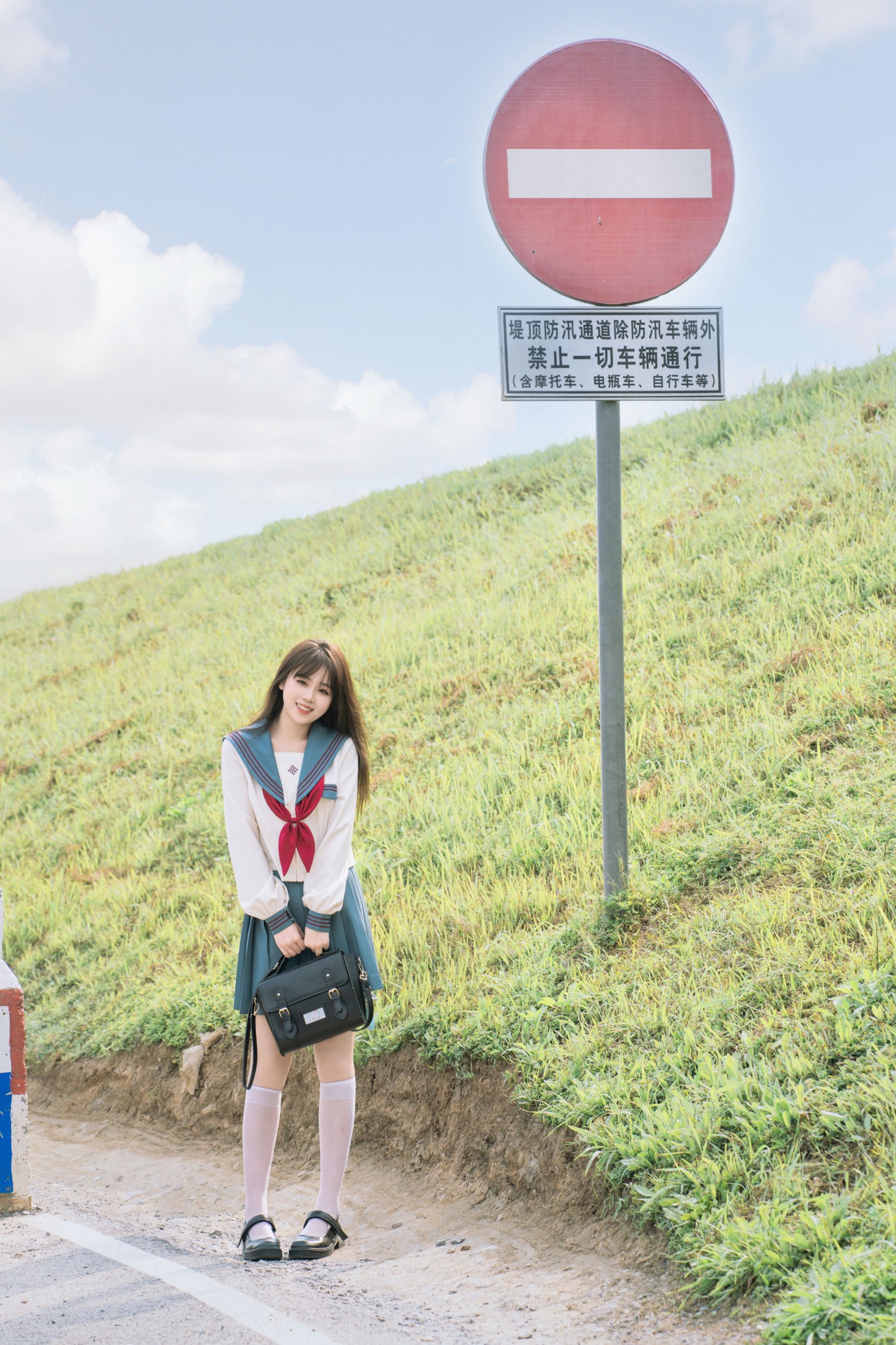 图片[4] - 泡芙小方 - 《蓝色日系少女》[22P] - 机器猫次元 - 机器猫次元