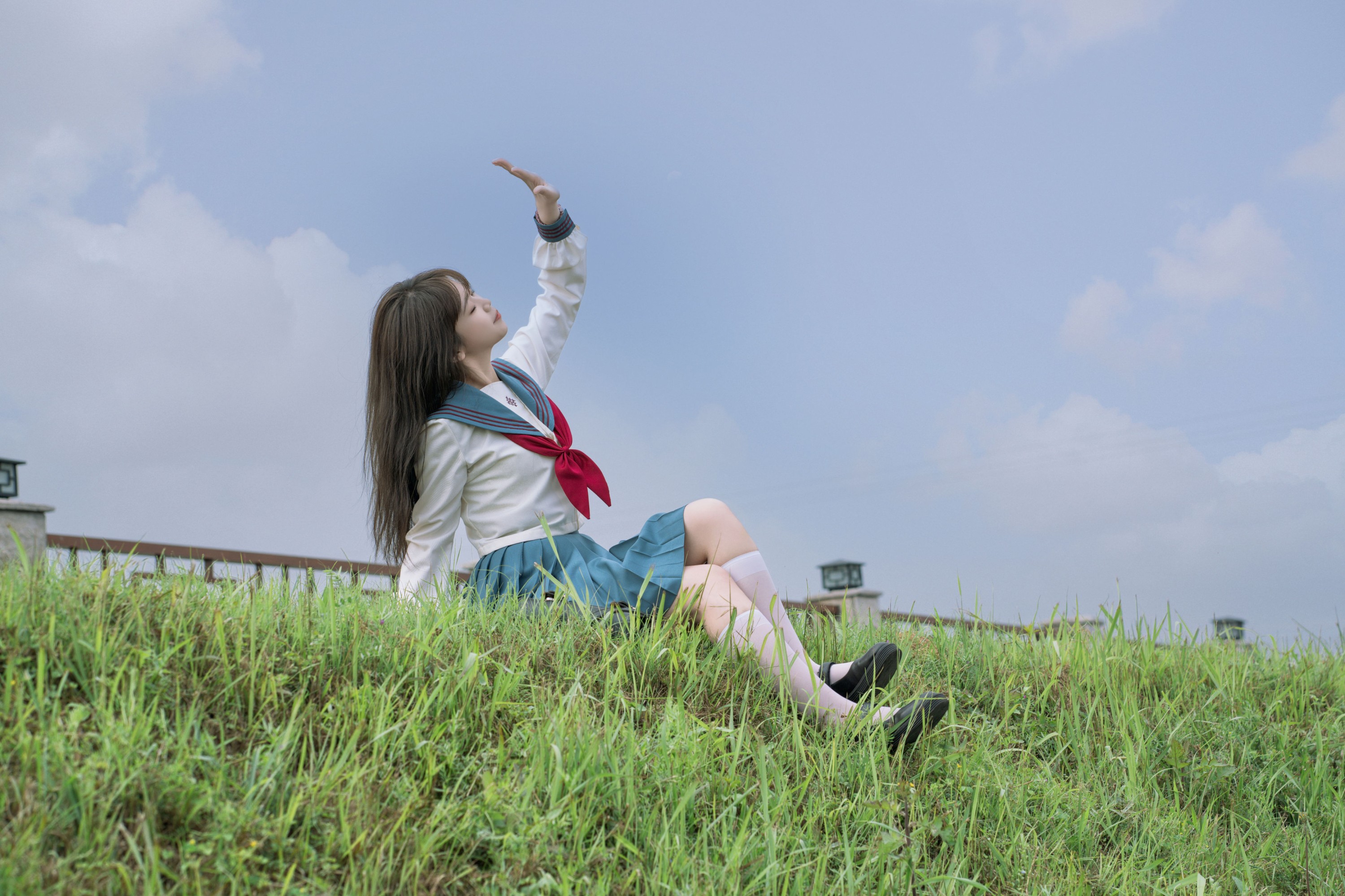图片[8] - 泡芙小方 - 《蓝色日系少女》[22P] - 机器猫次元 - 机器猫次元