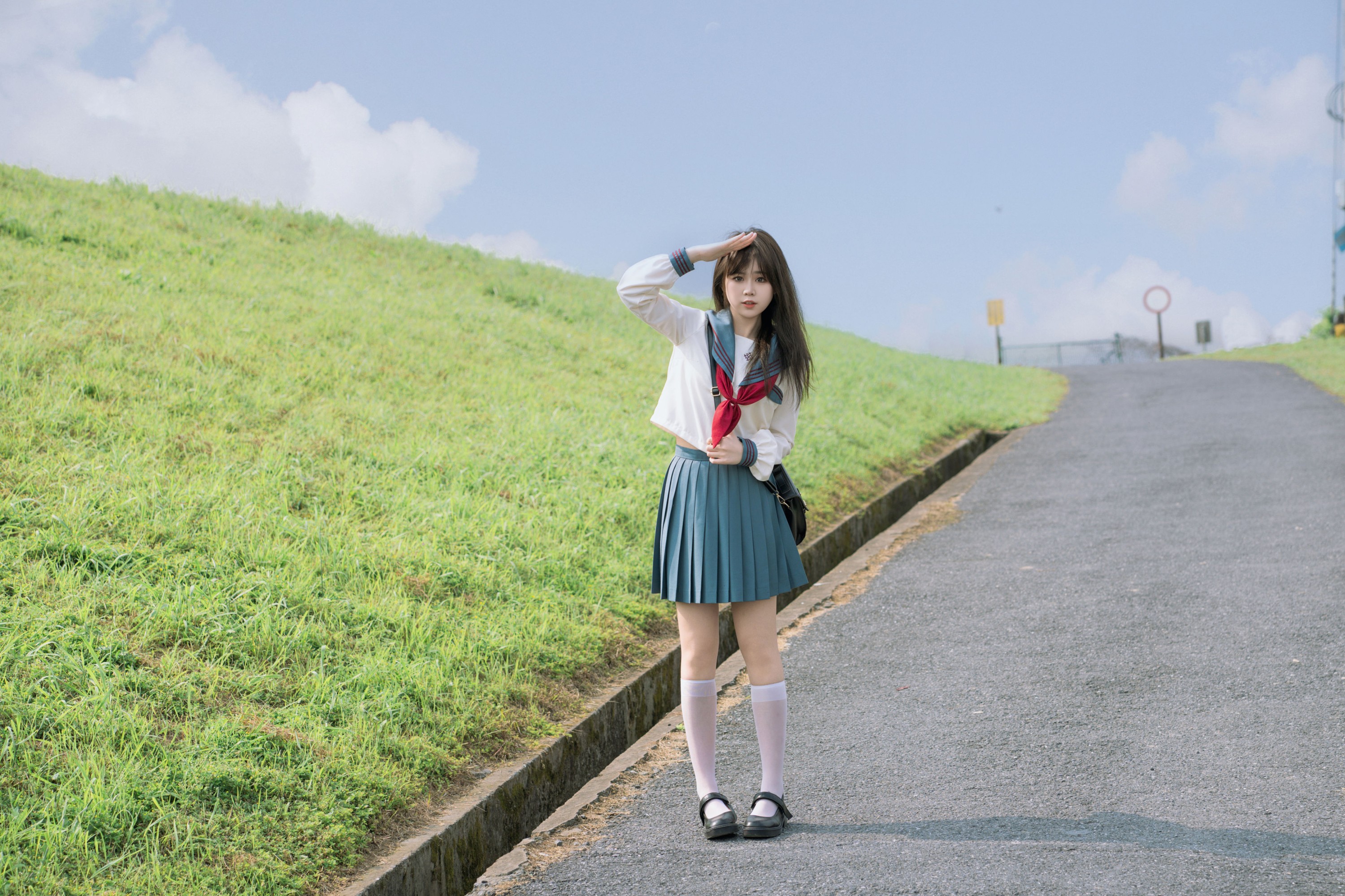 图片[3] - 泡芙小方 - 《蓝色日系少女》[22P] - 机器猫次元 - 机器猫次元