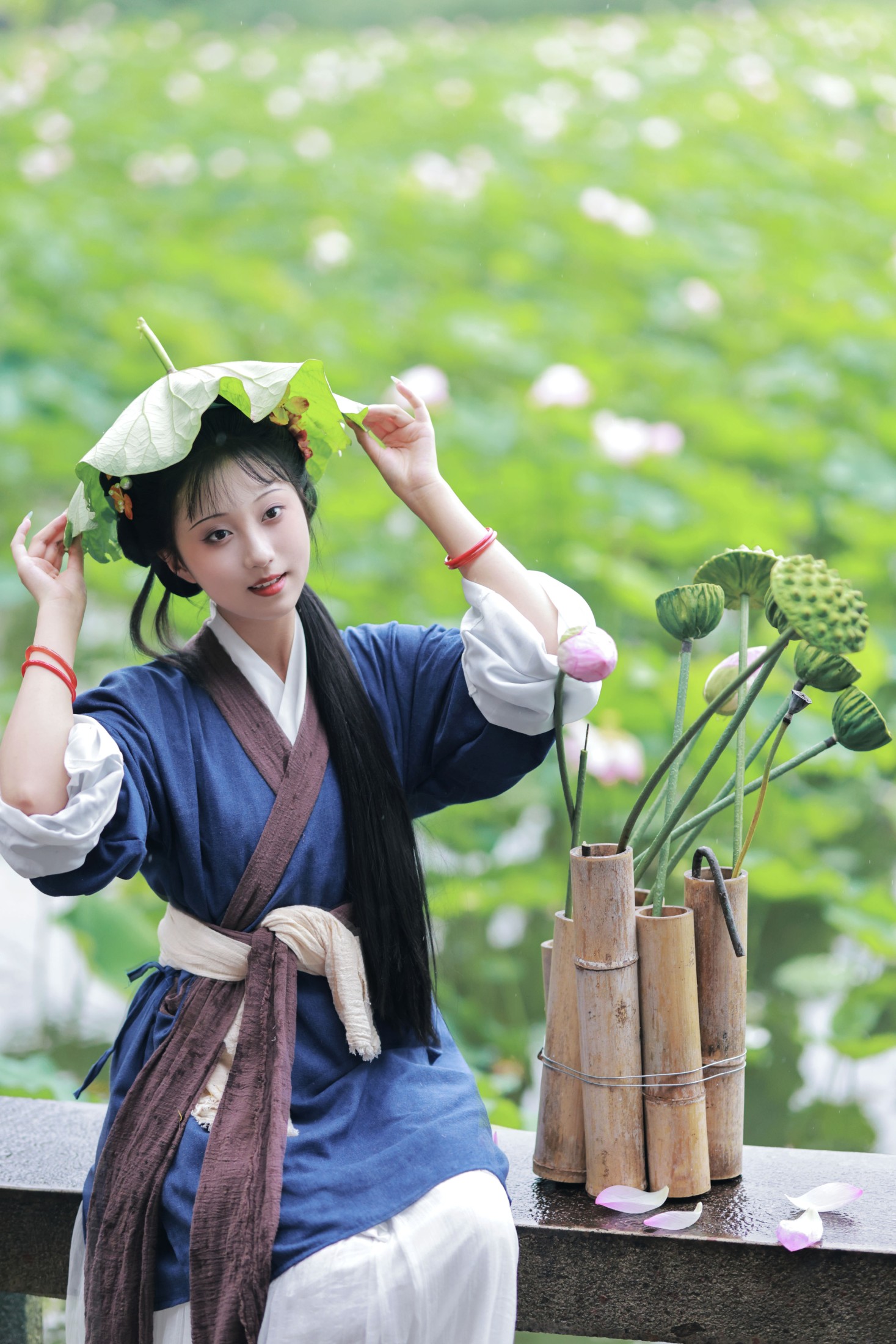 图片[8] - 君茹 - 《黛玉赏荷》[20P] - 机器猫次元 - 机器猫次元