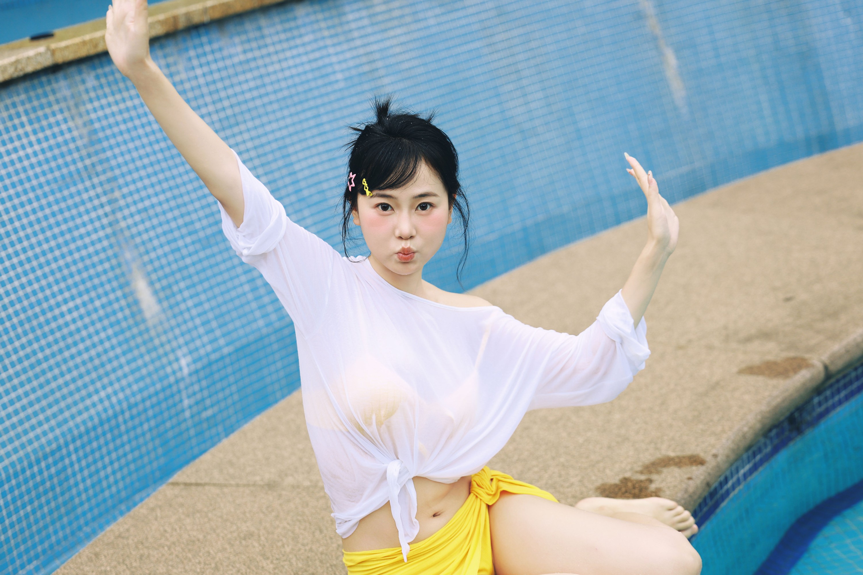 图片[8] - 小周今天又圆了_ - 《夏日泳装写真 清凉一夏》[22P] - 机器猫次元 - 机器猫次元