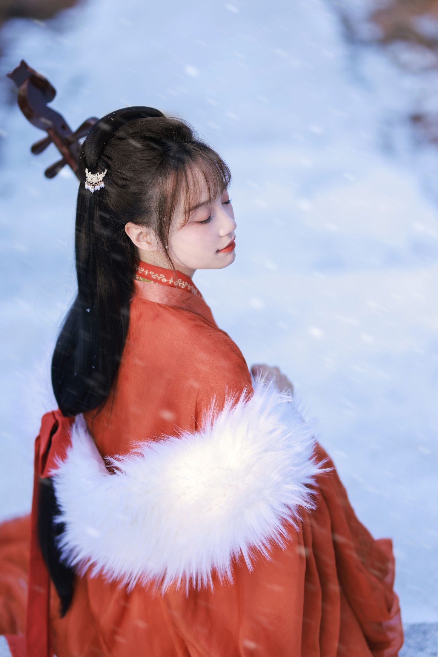 图片[4] - 伊伊 - 《夜雪》[20P] - 机器猫次元 - 机器猫次元