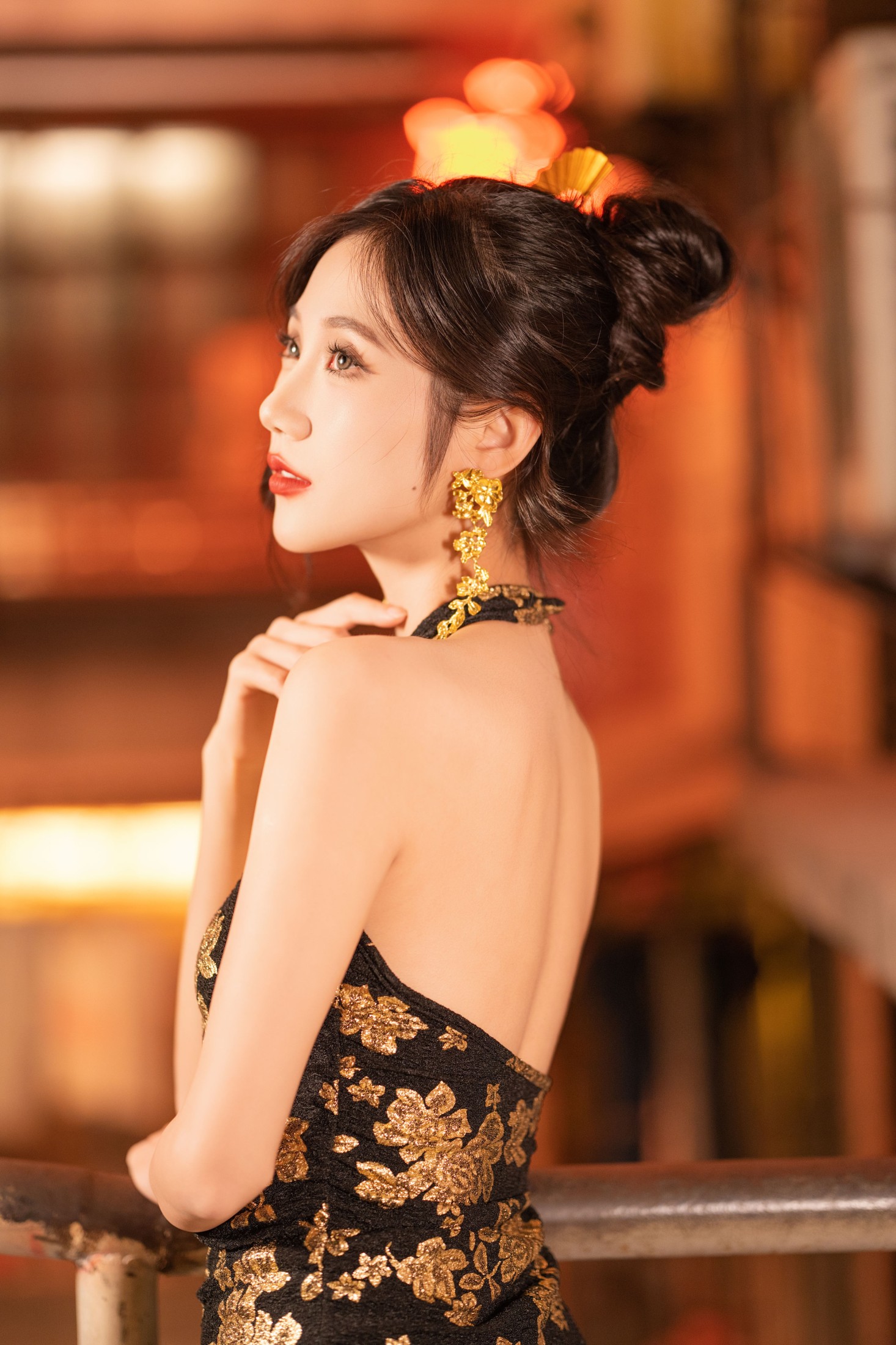 图片[5] - o1ne万 - 《夜色旗袍，璀璨华章》[25P] - 机器猫次元 - 机器猫次元