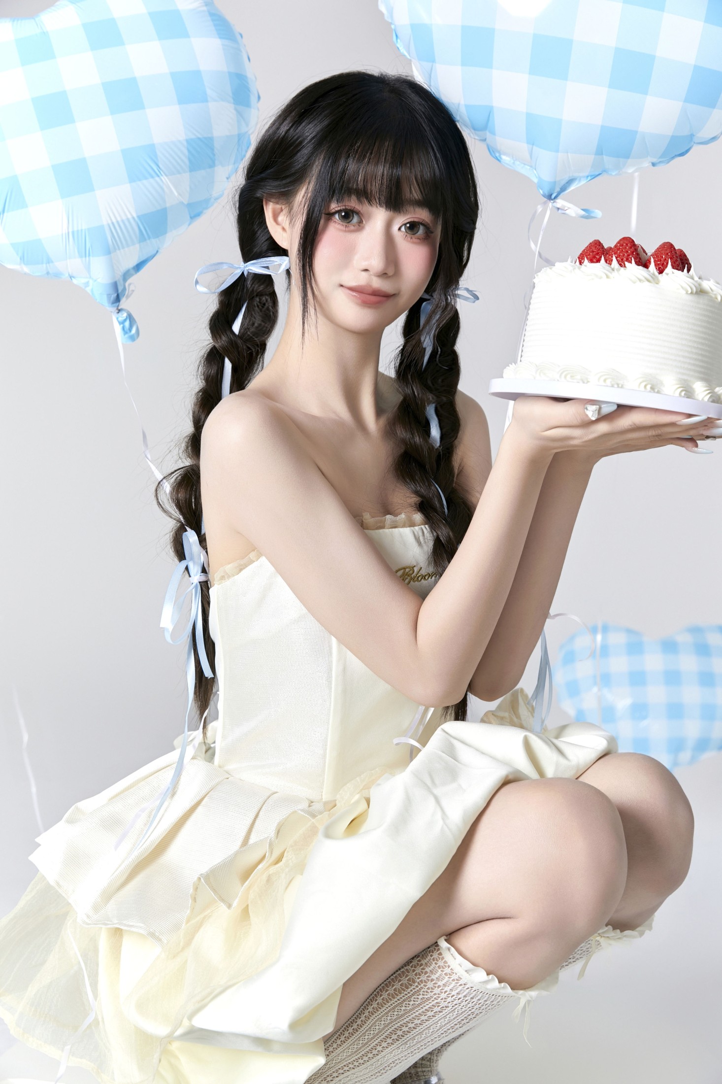 图片[3] - 菠萝包 - 《蓝色气球生日写真》[27P] - 机器猫次元 - 机器猫次元