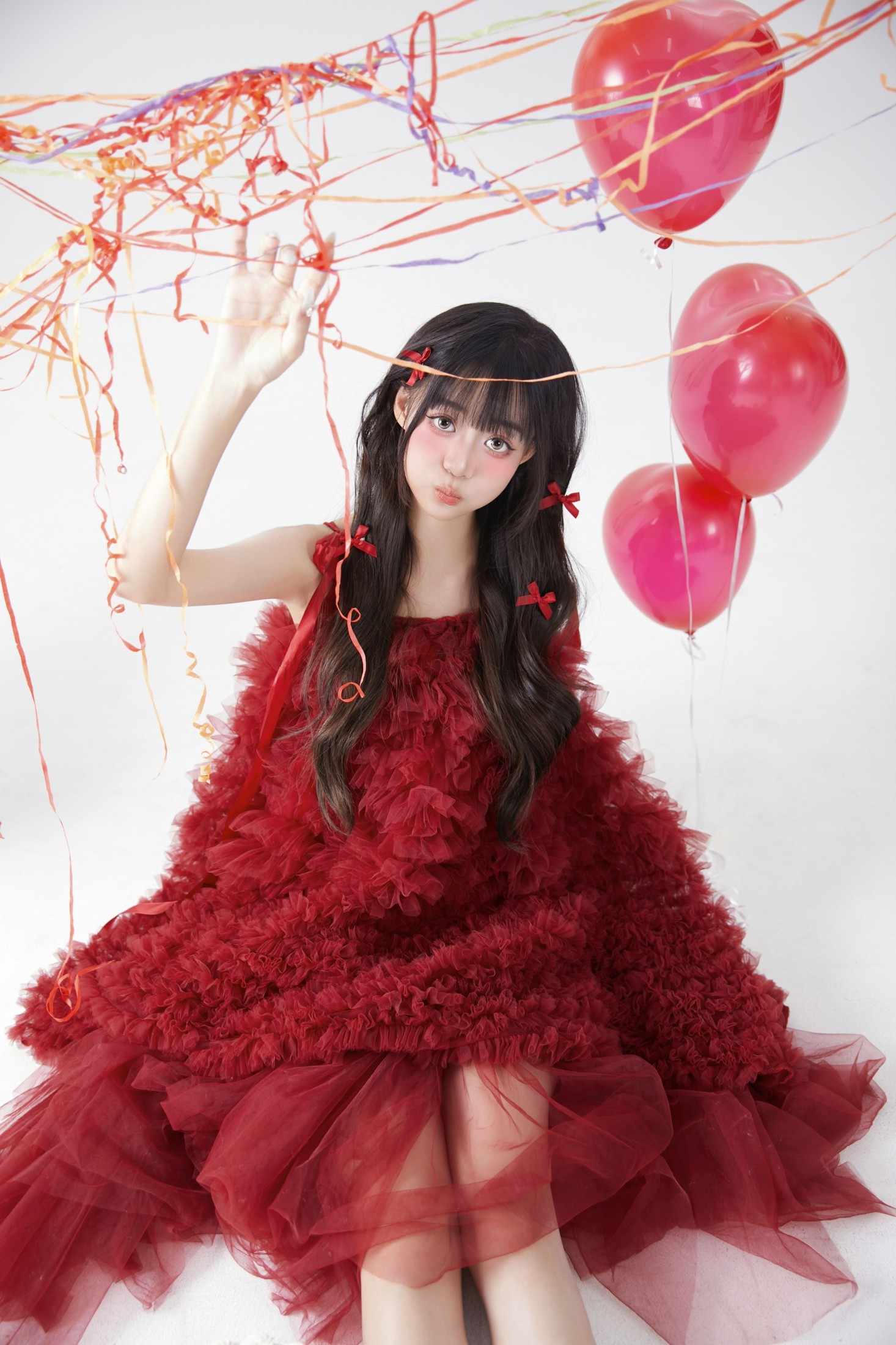 图片[2] - 菠萝包 - 《红色气球生日写真》[25P] - 机器猫次元 - 机器猫次元