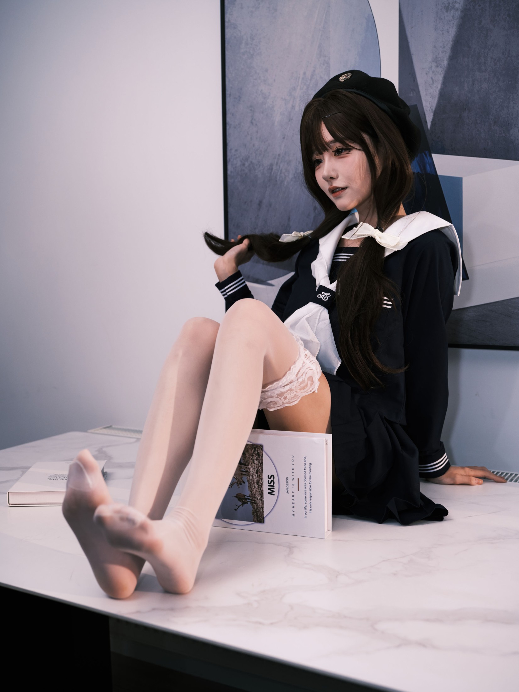 图片[5] - 孟程程 - 《女水手的假日 深蓝白丝版》[16P] - 机器猫次元 - 机器猫次元