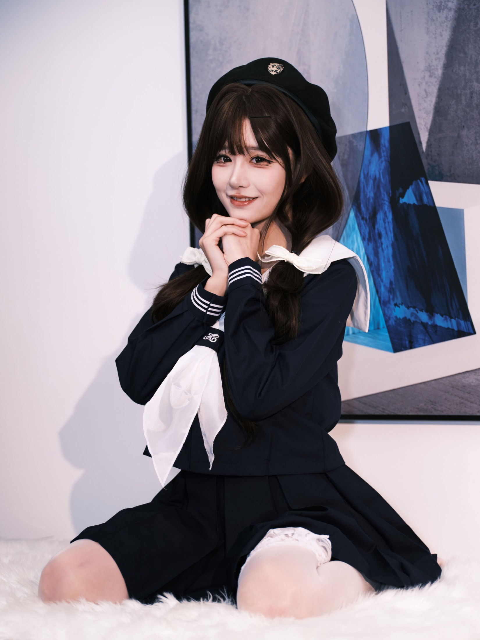 图片[7] - 孟程程 - 《女水手的假日 深蓝白丝版》[16P] - 机器猫次元 - 机器猫次元