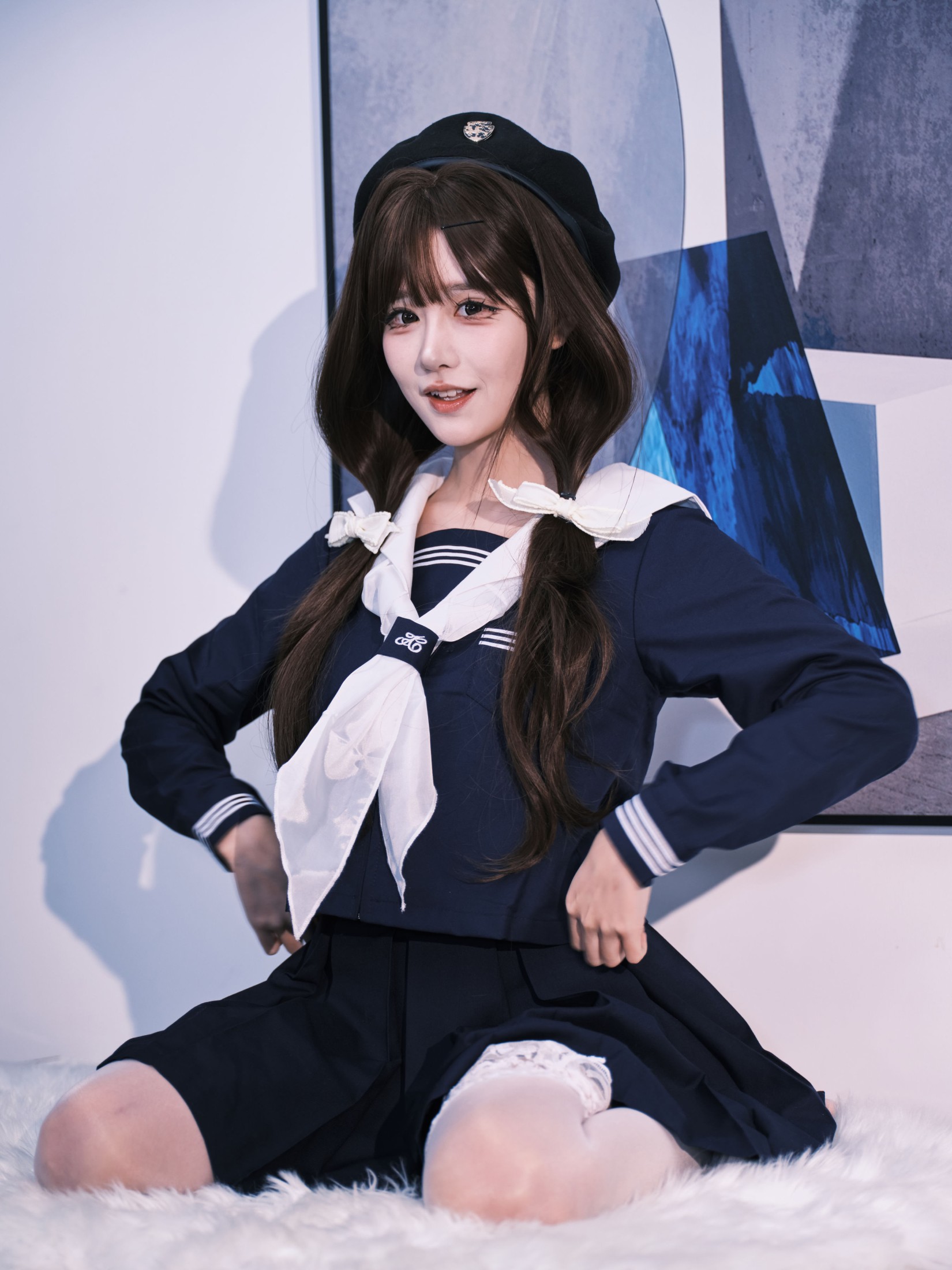 图片[6] - 孟程程 - 《女水手的假日 深蓝白丝版》[16P] - 机器猫次元 - 机器猫次元