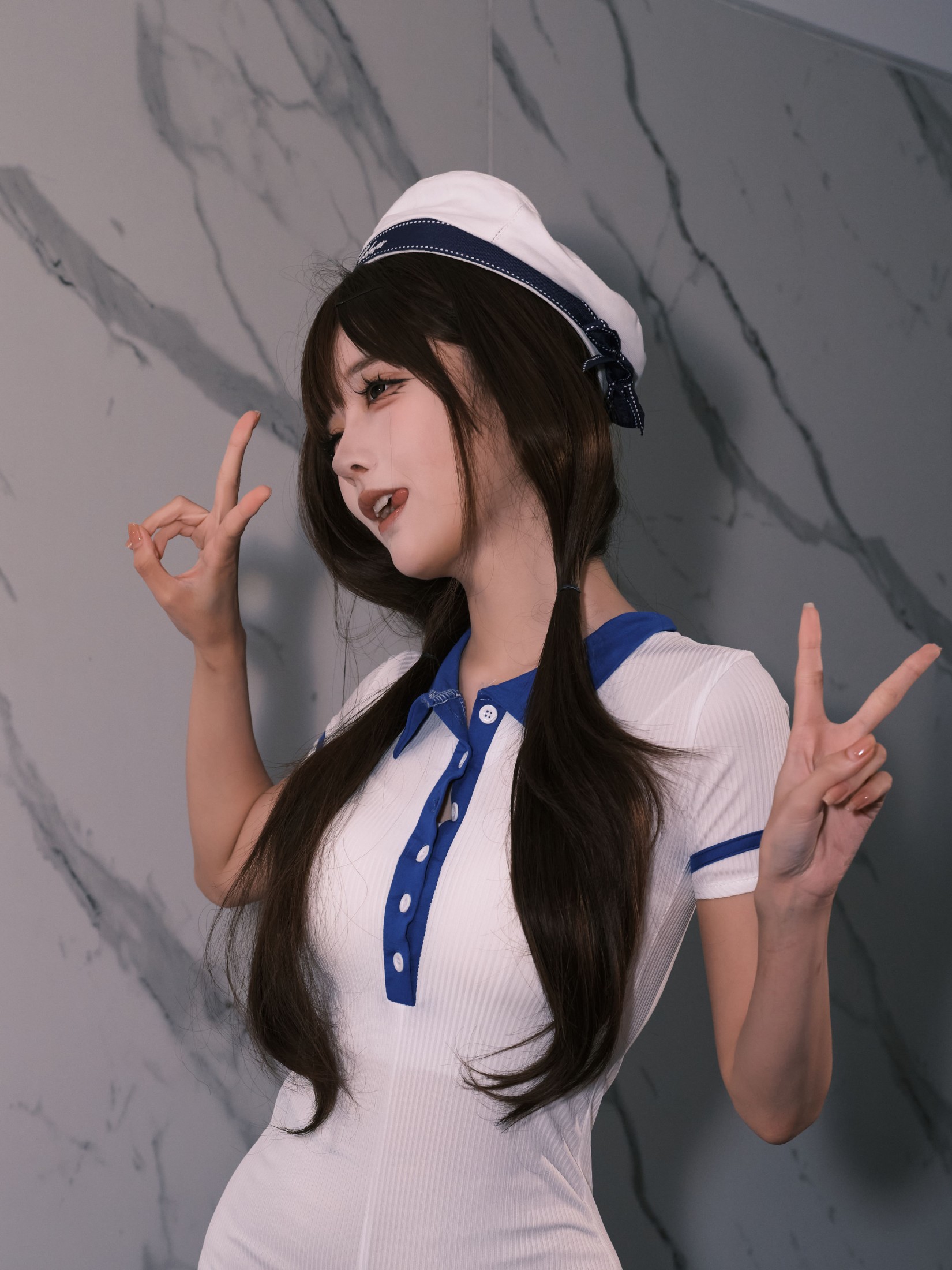 图片[3] - 孟程程 - 《女水手的假日 白装棉袜版》[20P] - 机器猫次元 - 机器猫次元