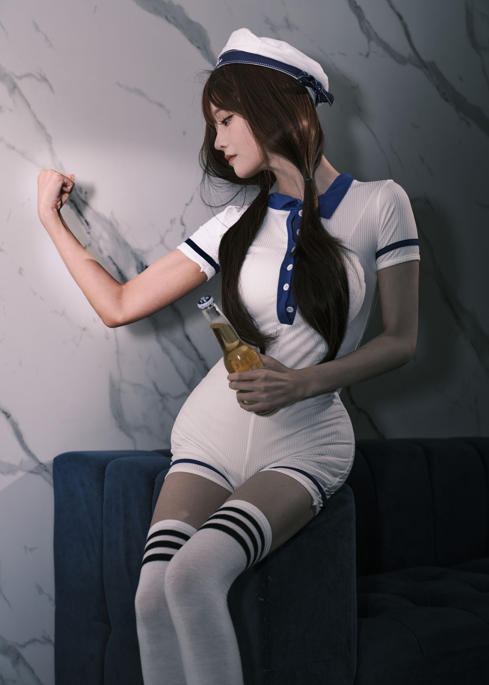 图片[8] - 孟程程 - 《女水手的假日 白装棉袜版》[20P] - 机器猫次元 - 机器猫次元