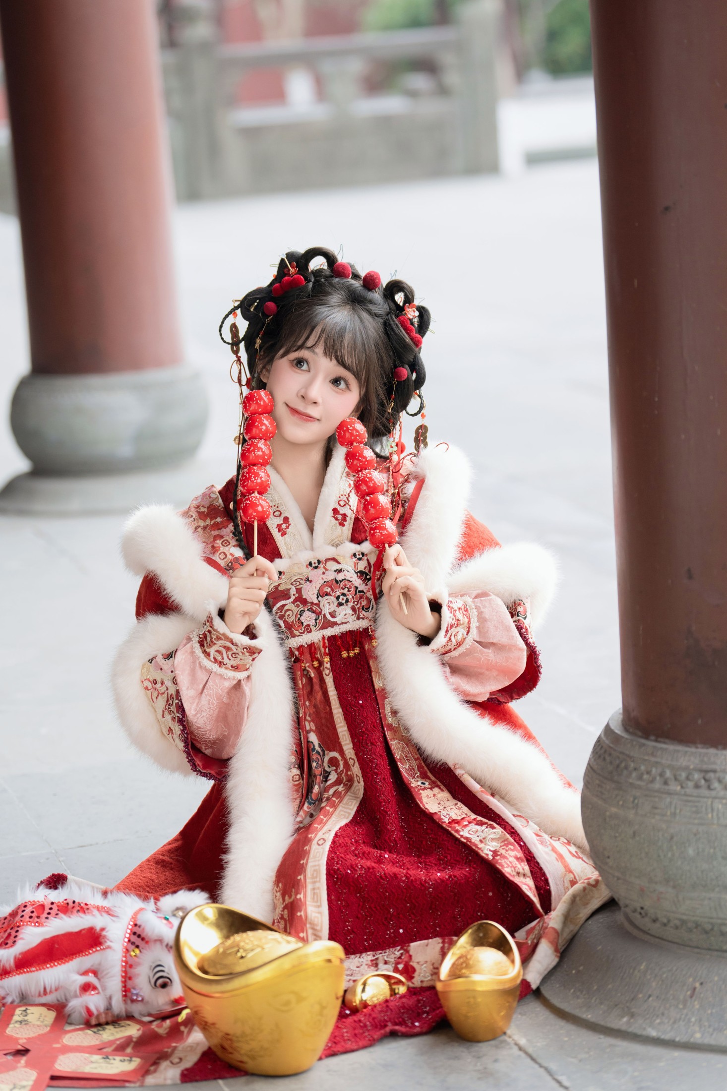 图片[8] - 夏芋小年 - 《穿汉服过新年》[22P] - 机器猫次元 - 机器猫次元