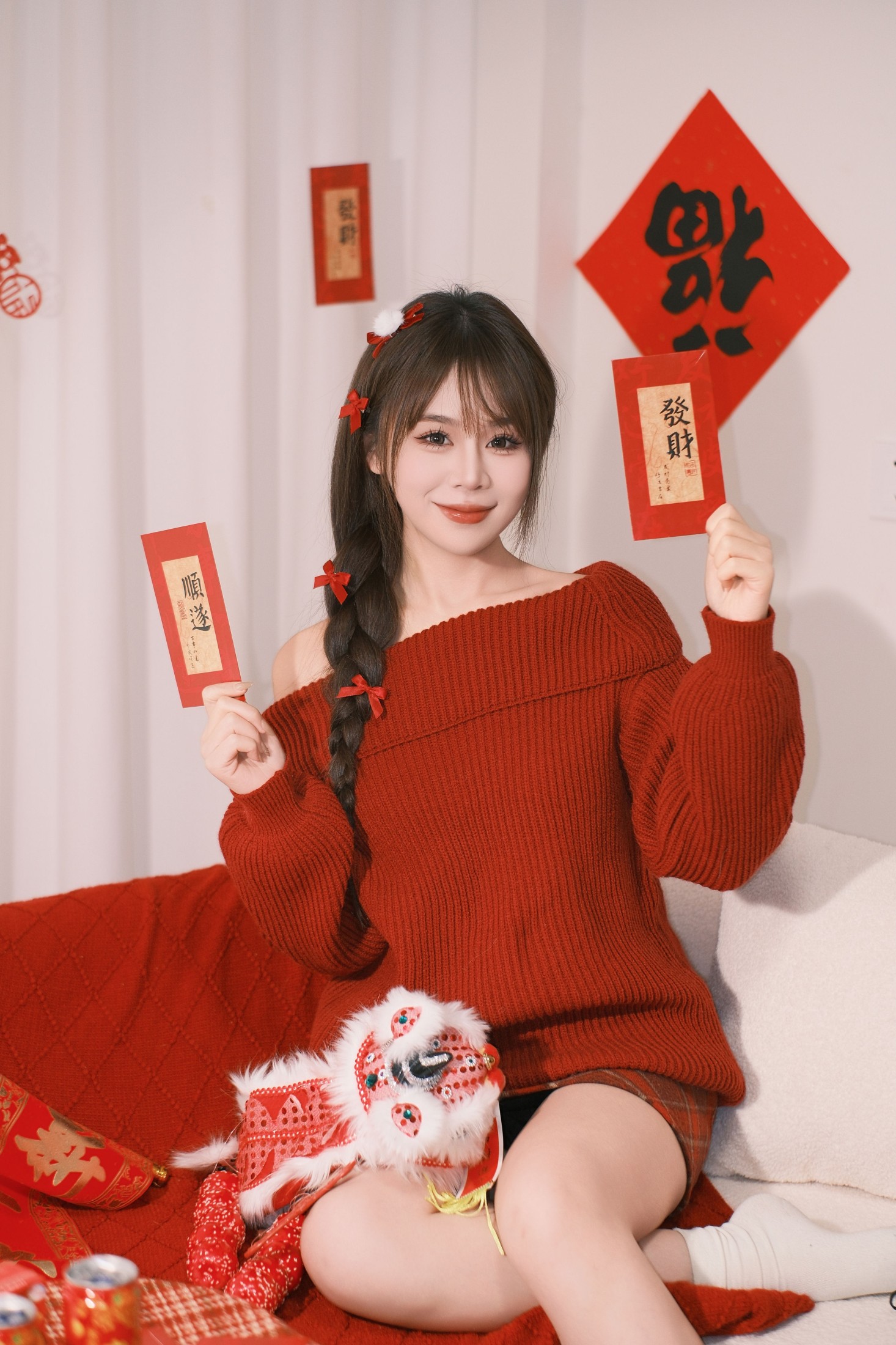 图片[4] - 泡芙小方 - 《居家拍新年照》[22P] - 机器猫次元 - 机器猫次元