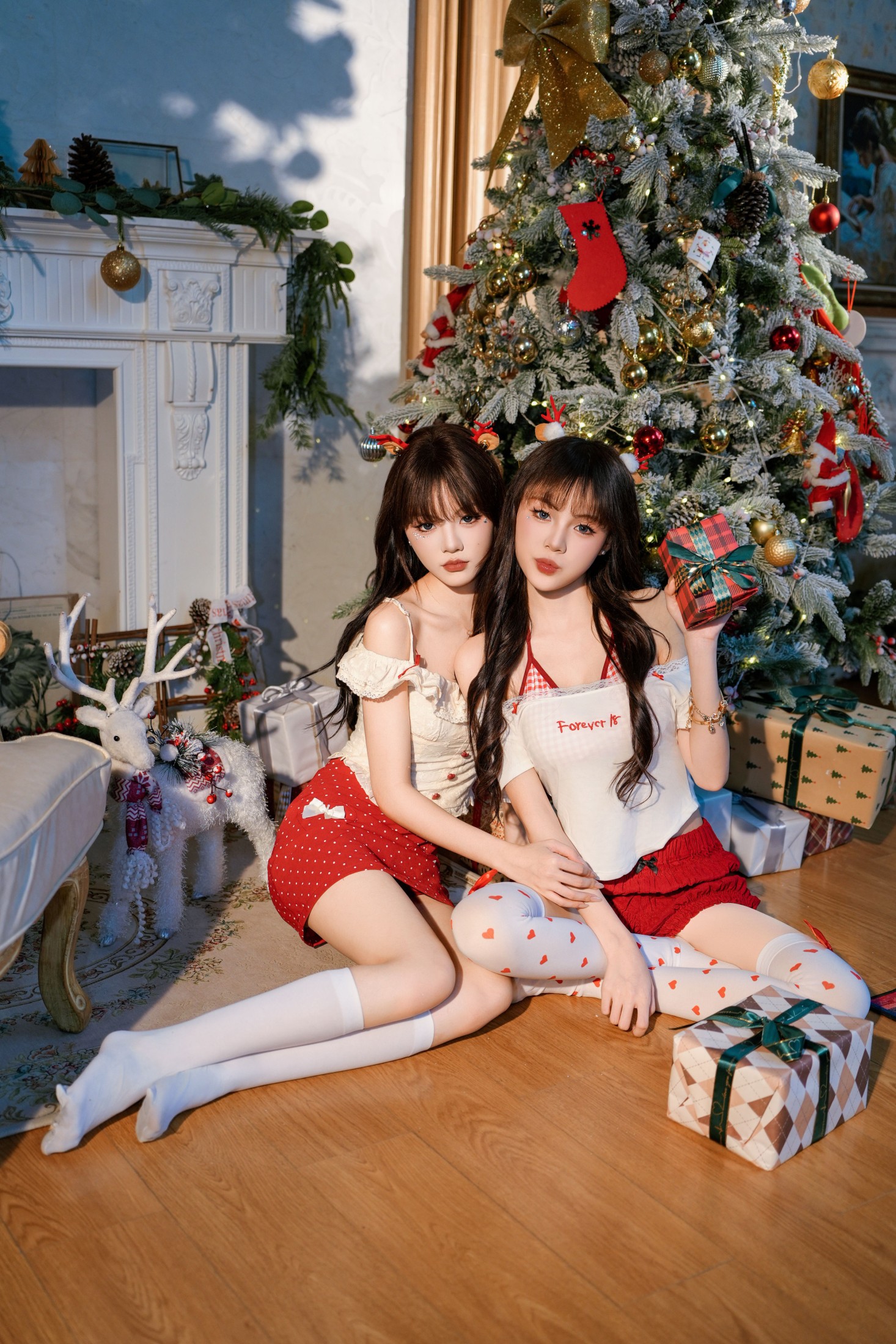 图片[3] - 妮可不妮可 布丁猫^ - 《圣诞双生花》[33P] - 机器猫次元 - 机器猫次元