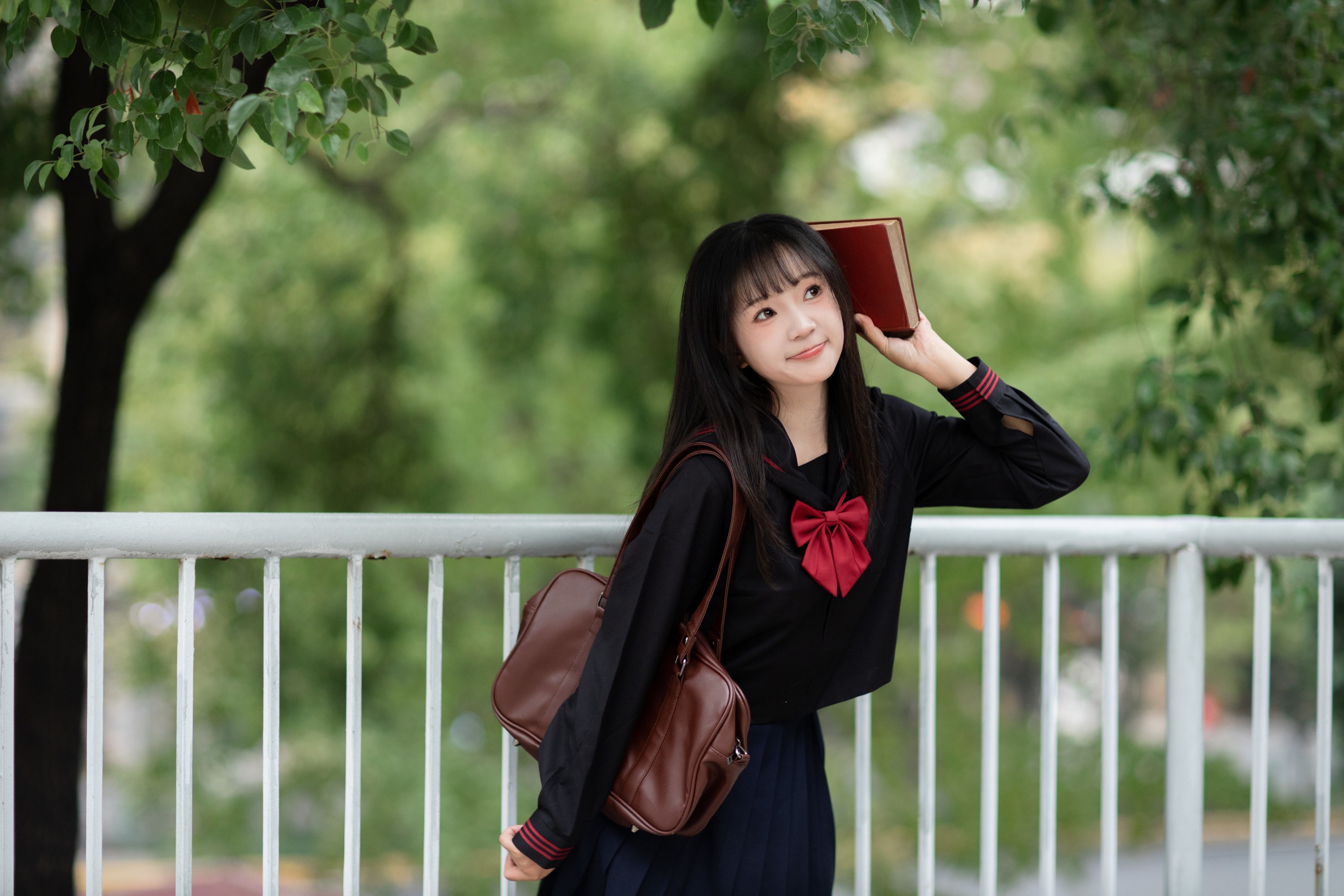 图片[7] - 鱼泡泡 - 《树荫下的日系少女》[22P] - 机器猫次元 - 机器猫次元