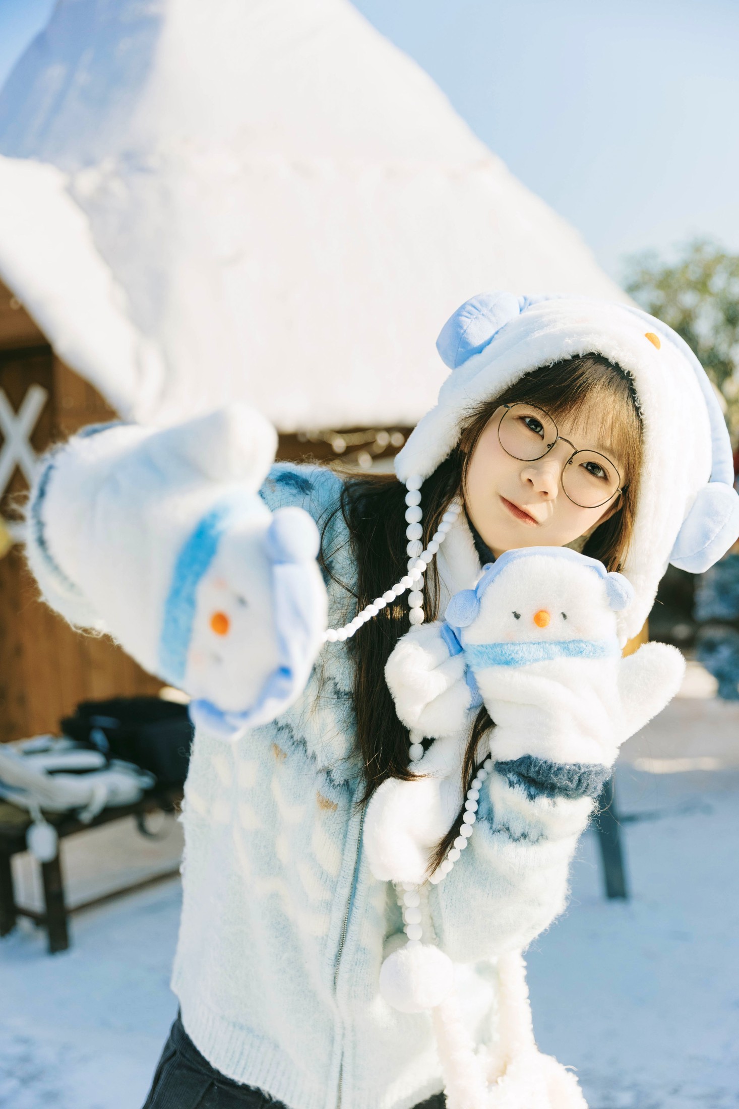 图片[3] - 一颗小橙子哎 - 《雪景氛围感》[21P] - 机器猫次元 - 机器猫次元