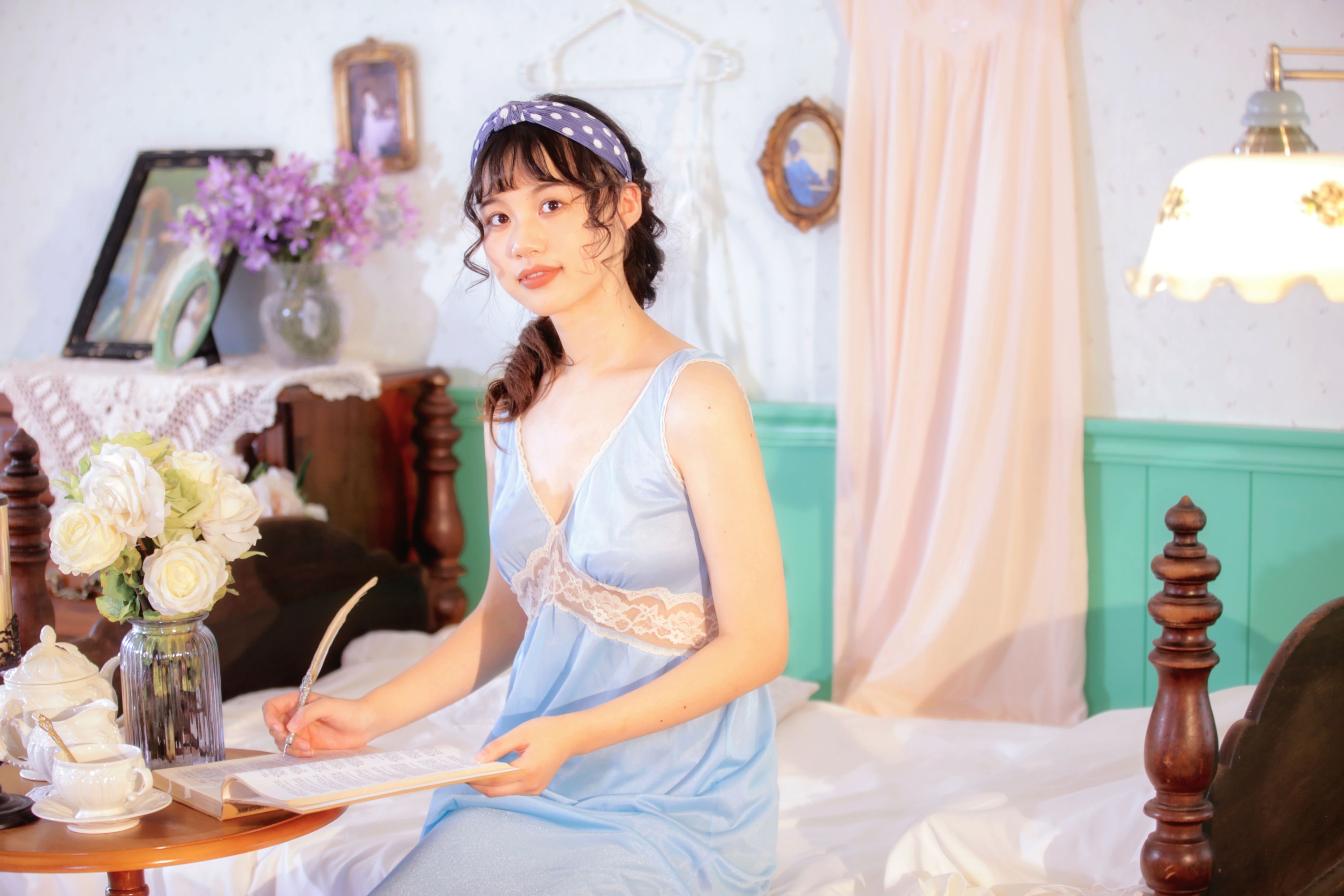 图片[3] - 阿菜 - 《油画少女》[21P] - 机器猫次元 - 机器猫次元