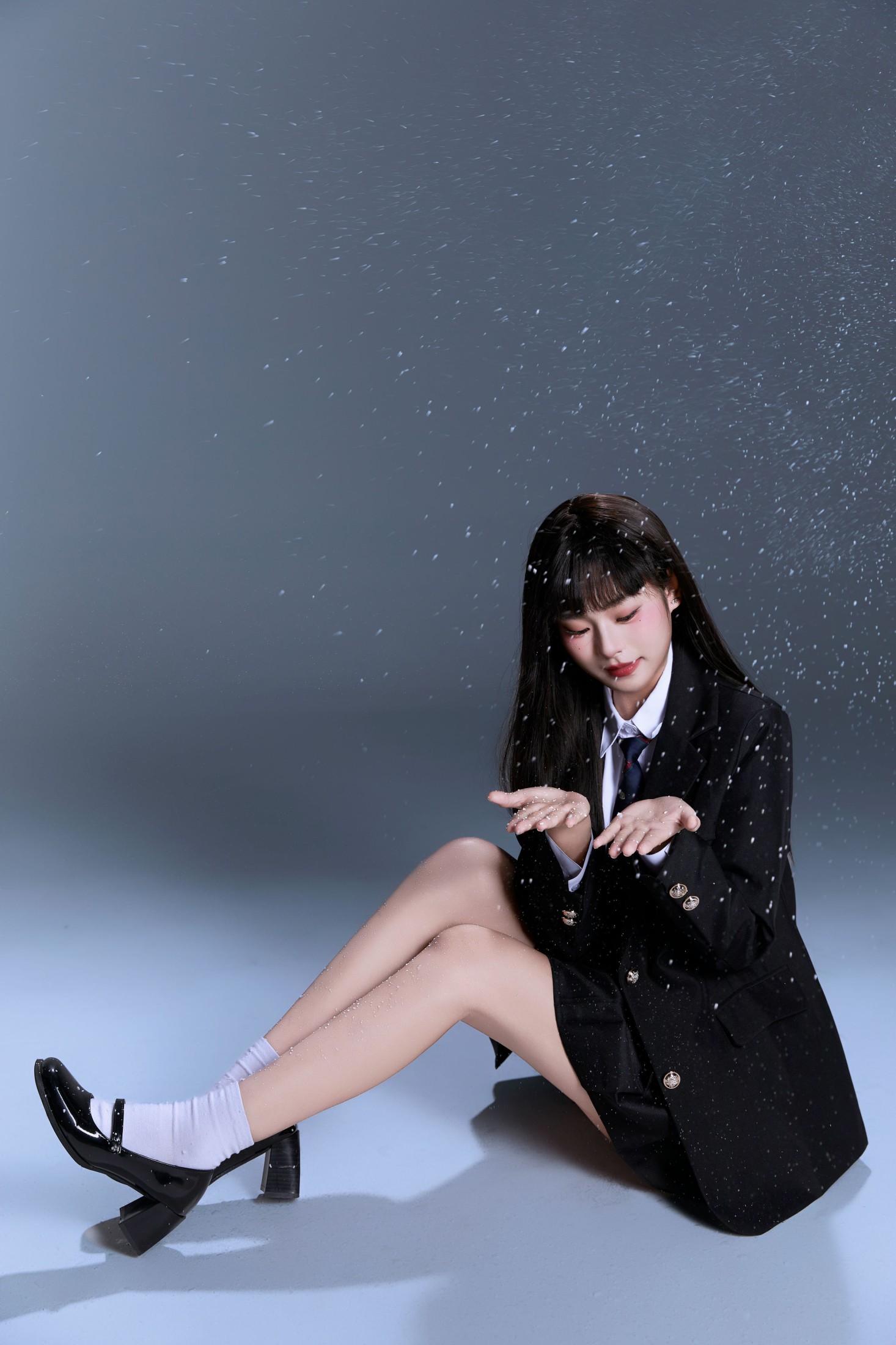 图片[4] - 啊丹 - 《韩系雪景jk写真》[22P] - 机器猫次元 - 机器猫次元