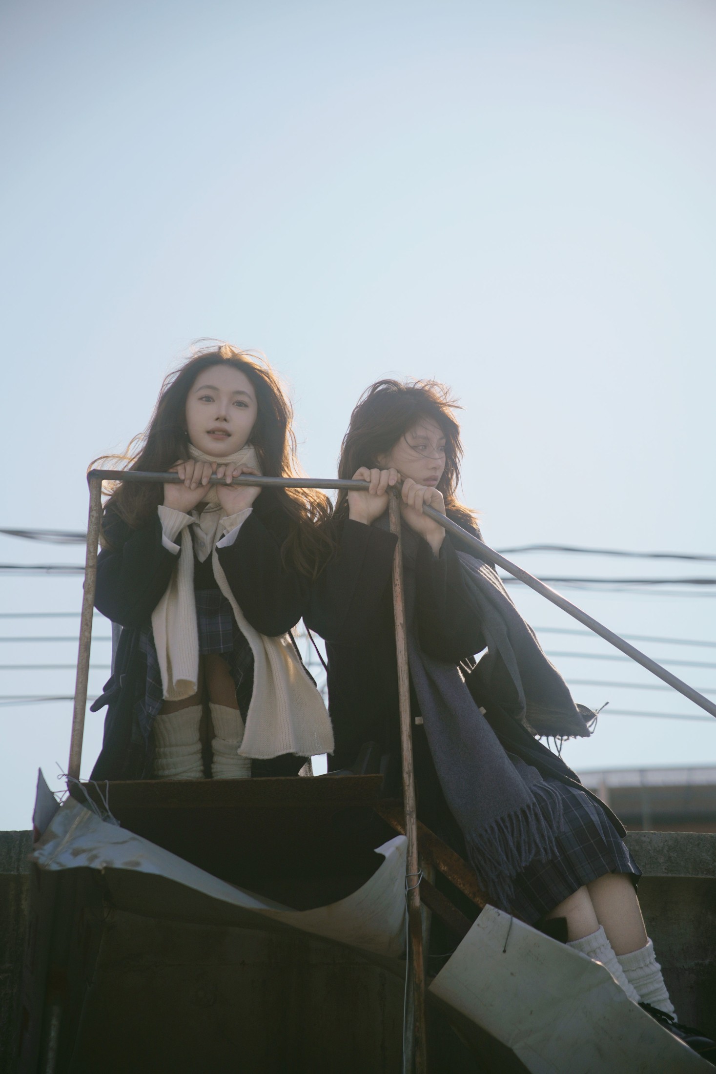 图片[7] - 橘子 泡泡小咩 - 《江风轻拂，双生少女的清甜时光》[30P] - 机器猫次元 - 机器猫次元