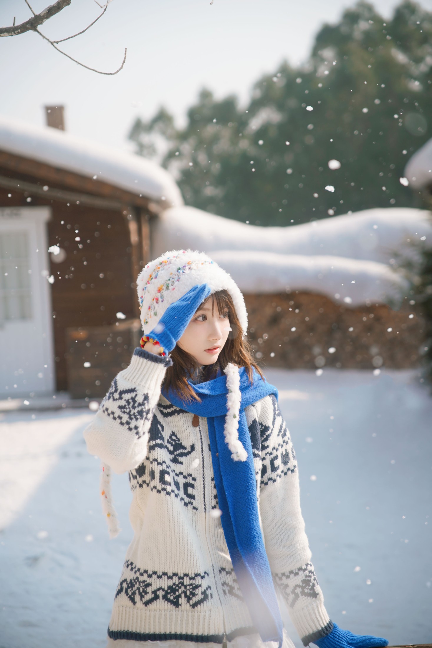 图片[3] - 泡泡小咩 - 《雪地里的元气少女》[34P] - 机器猫次元 - 机器猫次元
