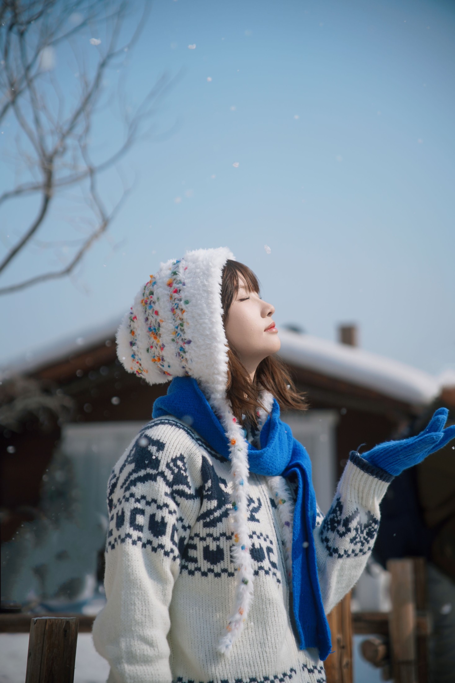图片[7] - 泡泡小咩 - 《雪地里的元气少女》[34P] - 机器猫次元 - 机器猫次元