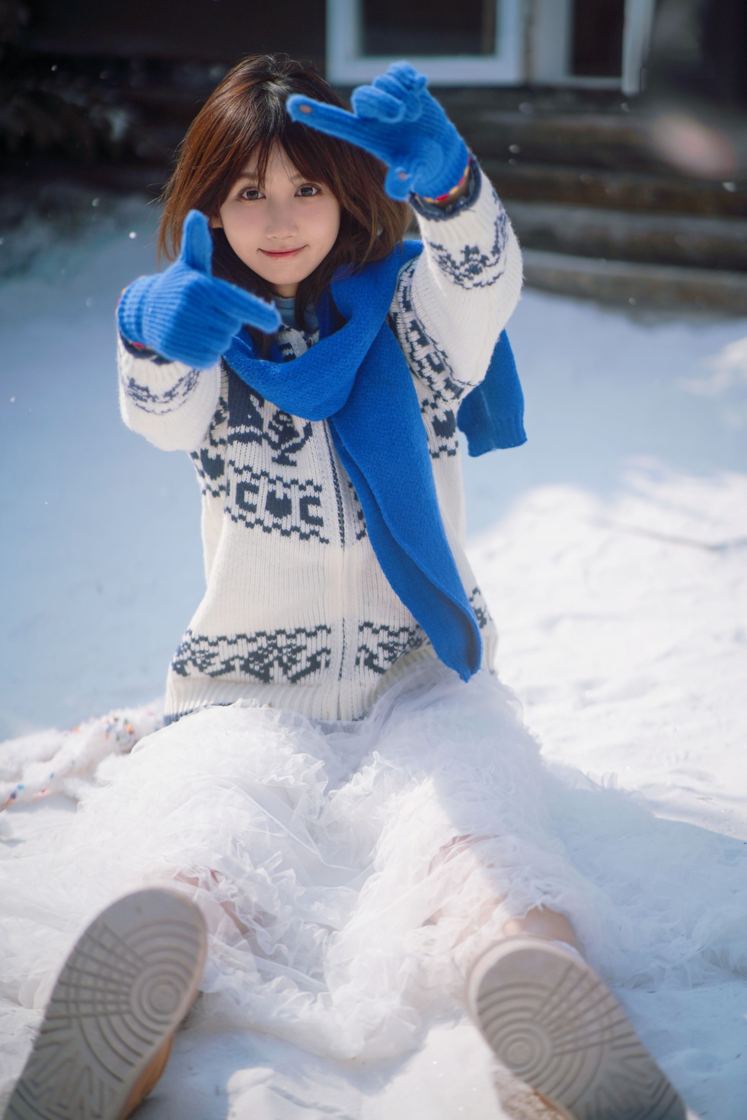 图片[8] - 泡泡小咩 - 《雪地里的元气少女》[34P] - 机器猫次元 - 机器猫次元