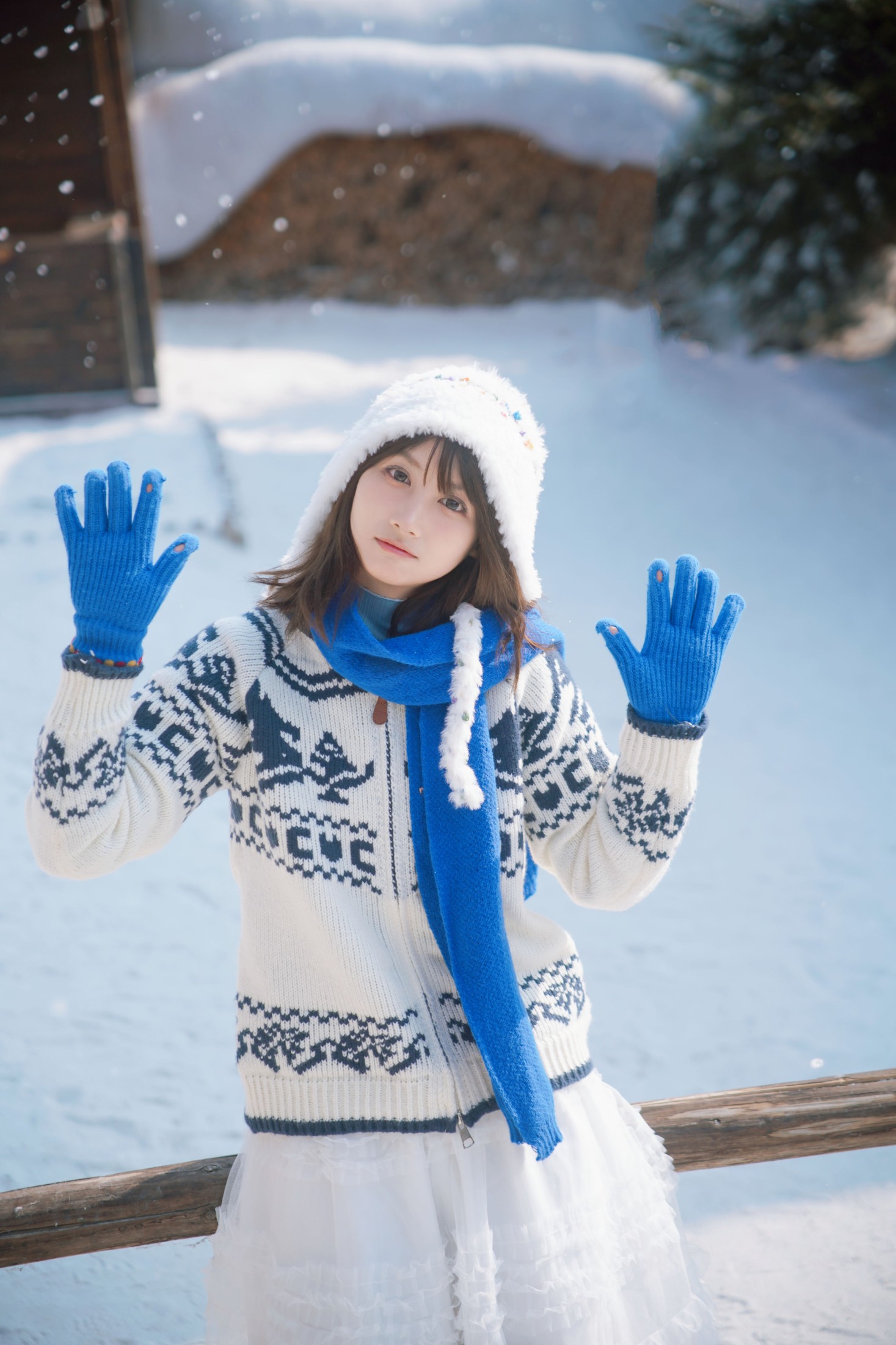 图片[4] - 泡泡小咩 - 《雪地里的元气少女》[34P] - 机器猫次元 - 机器猫次元