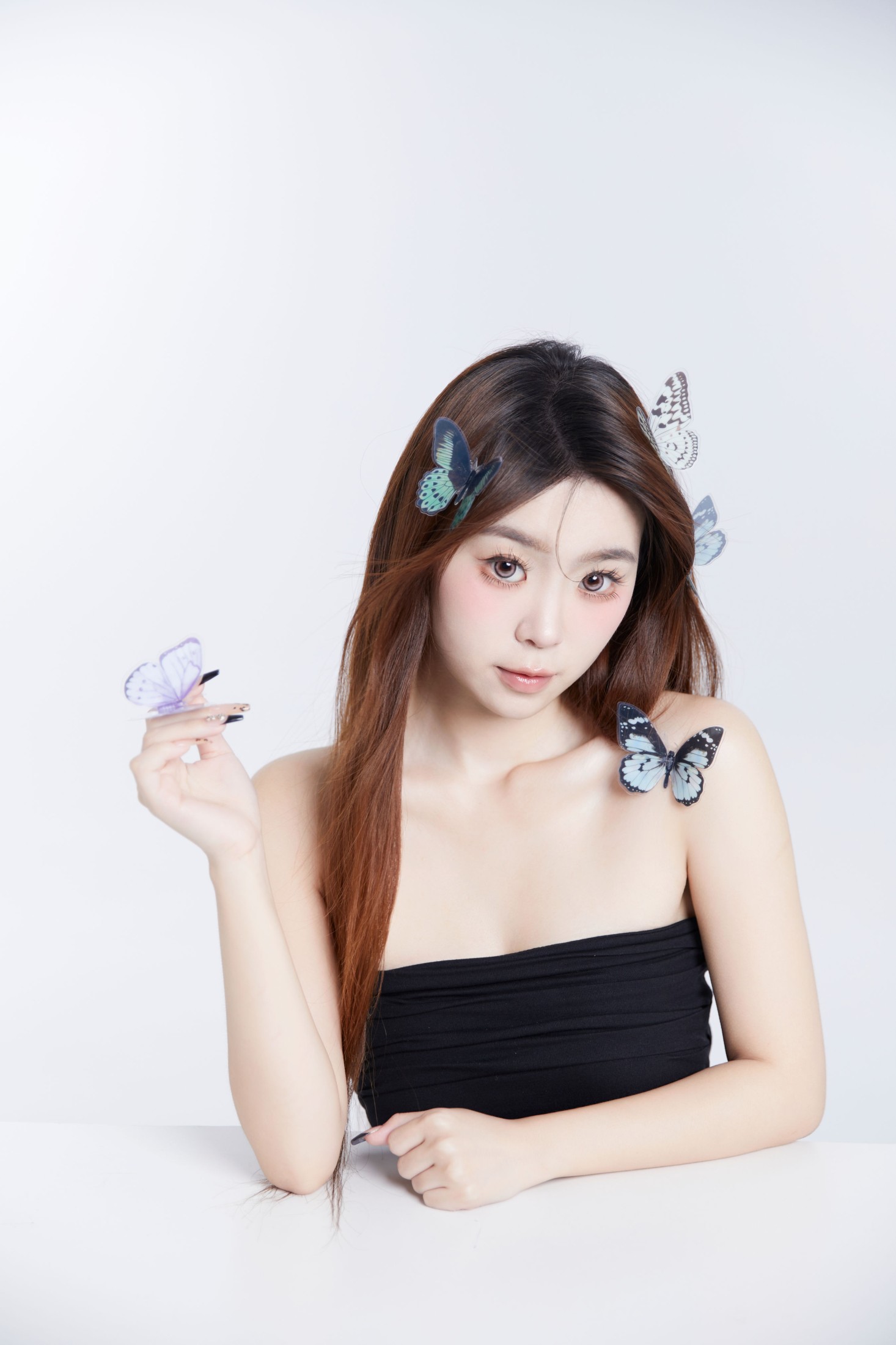 图片[4] - CARLEE是77呀 - 《韩系蝴蝶肖像》[22P] - 机器猫次元 - 机器猫次元