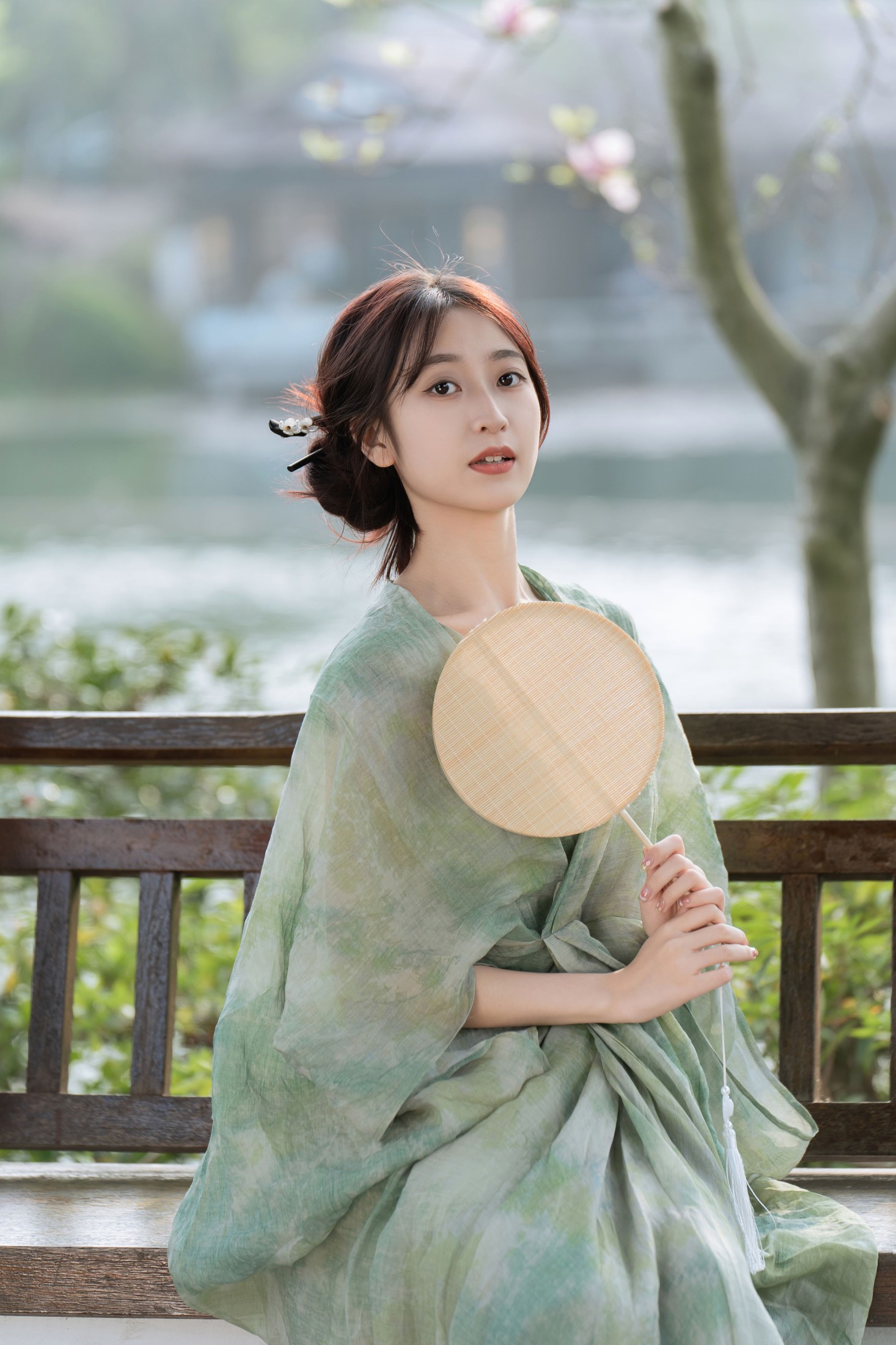 图片[8] - 小何 - 《清冷绿色系新中式》[20P] - 机器猫次元 - 机器猫次元