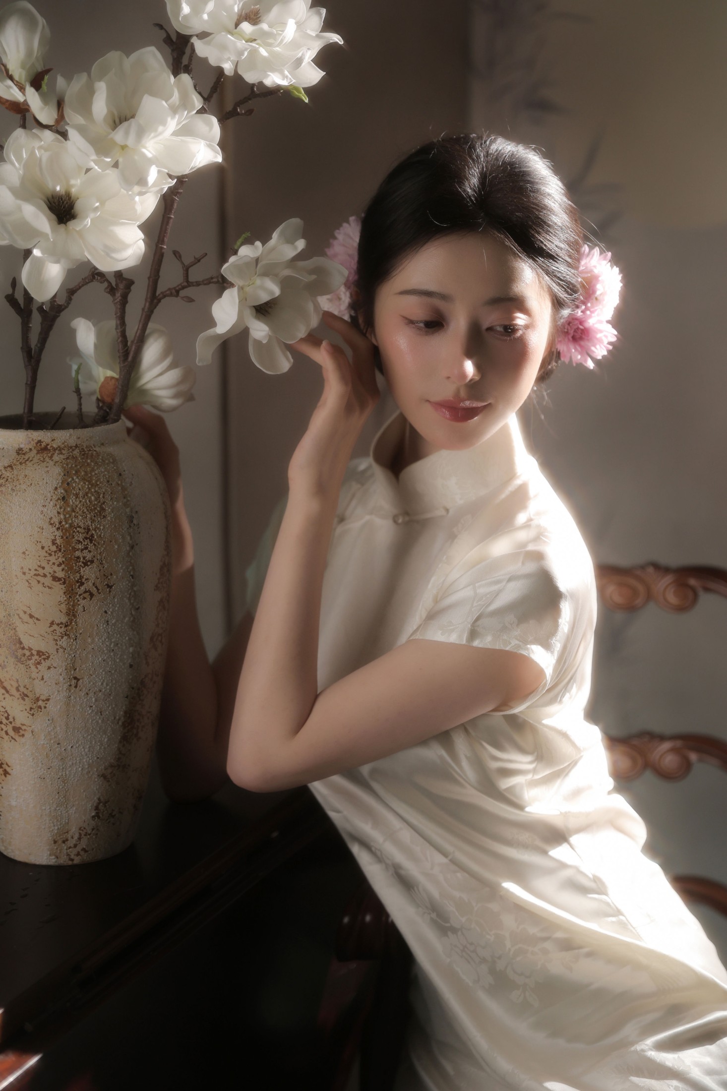 图片[4] - 粉面姑娘 - 《玉兰花开》[13P] - 机器猫次元 - 机器猫次元