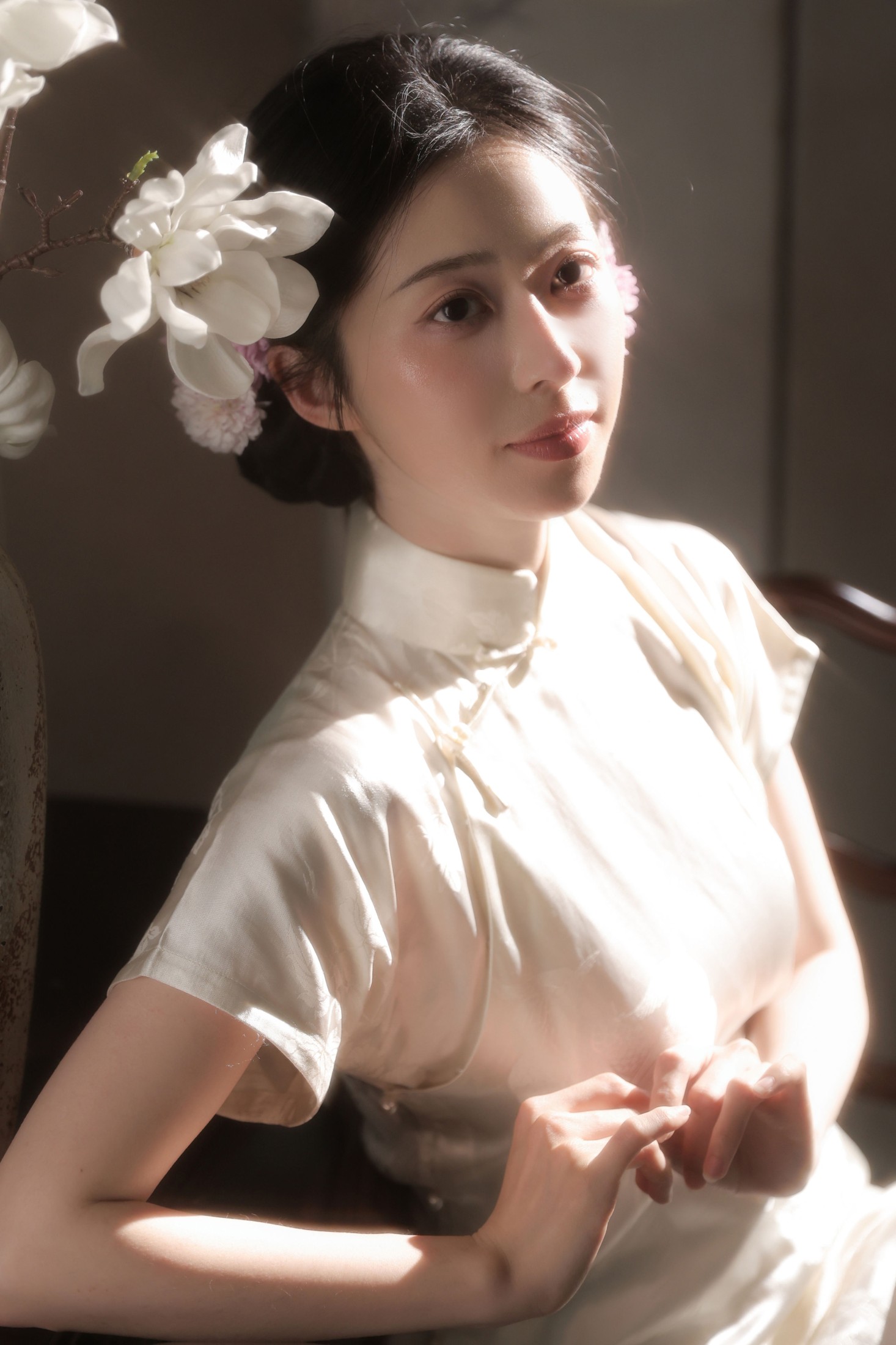 图片[1] - 粉面姑娘 - 《玉兰花开》[13P] - 机器猫次元 - 机器猫次元