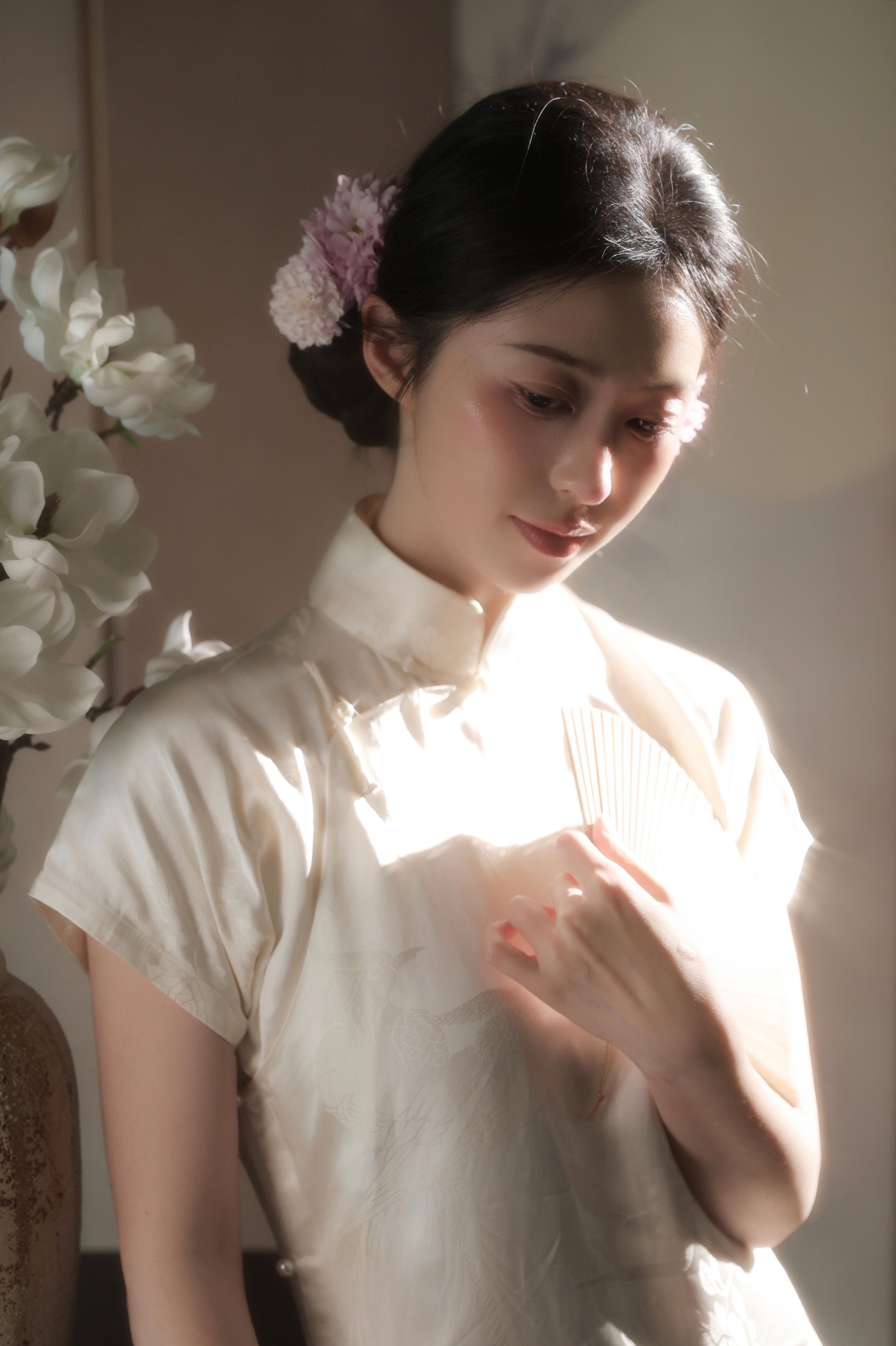 图片[7] - 粉面姑娘 - 《玉兰花开》[13P] - 机器猫次元 - 机器猫次元