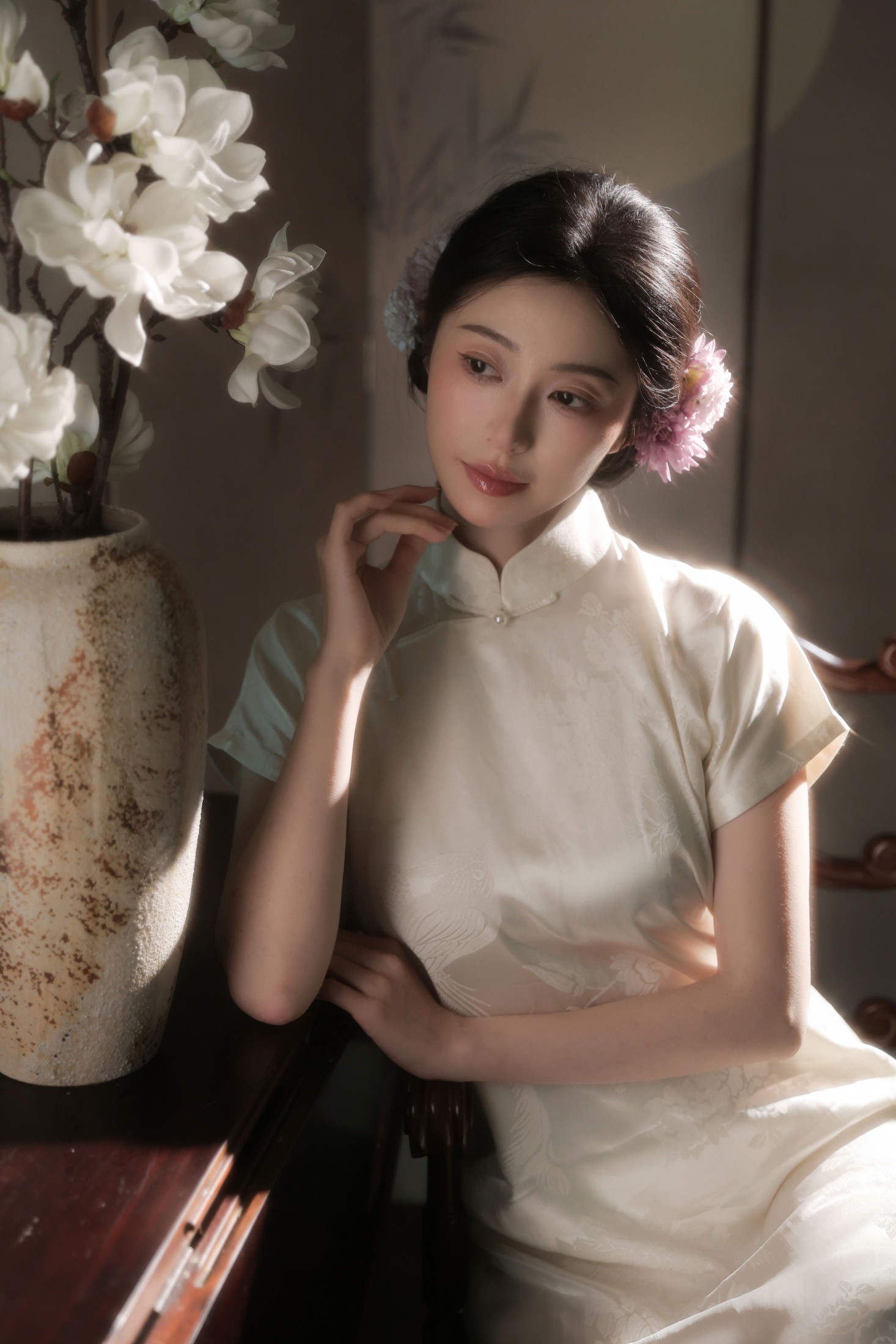 图片[8] - 粉面姑娘 - 《玉兰花开》[13P] - 机器猫次元 - 机器猫次元