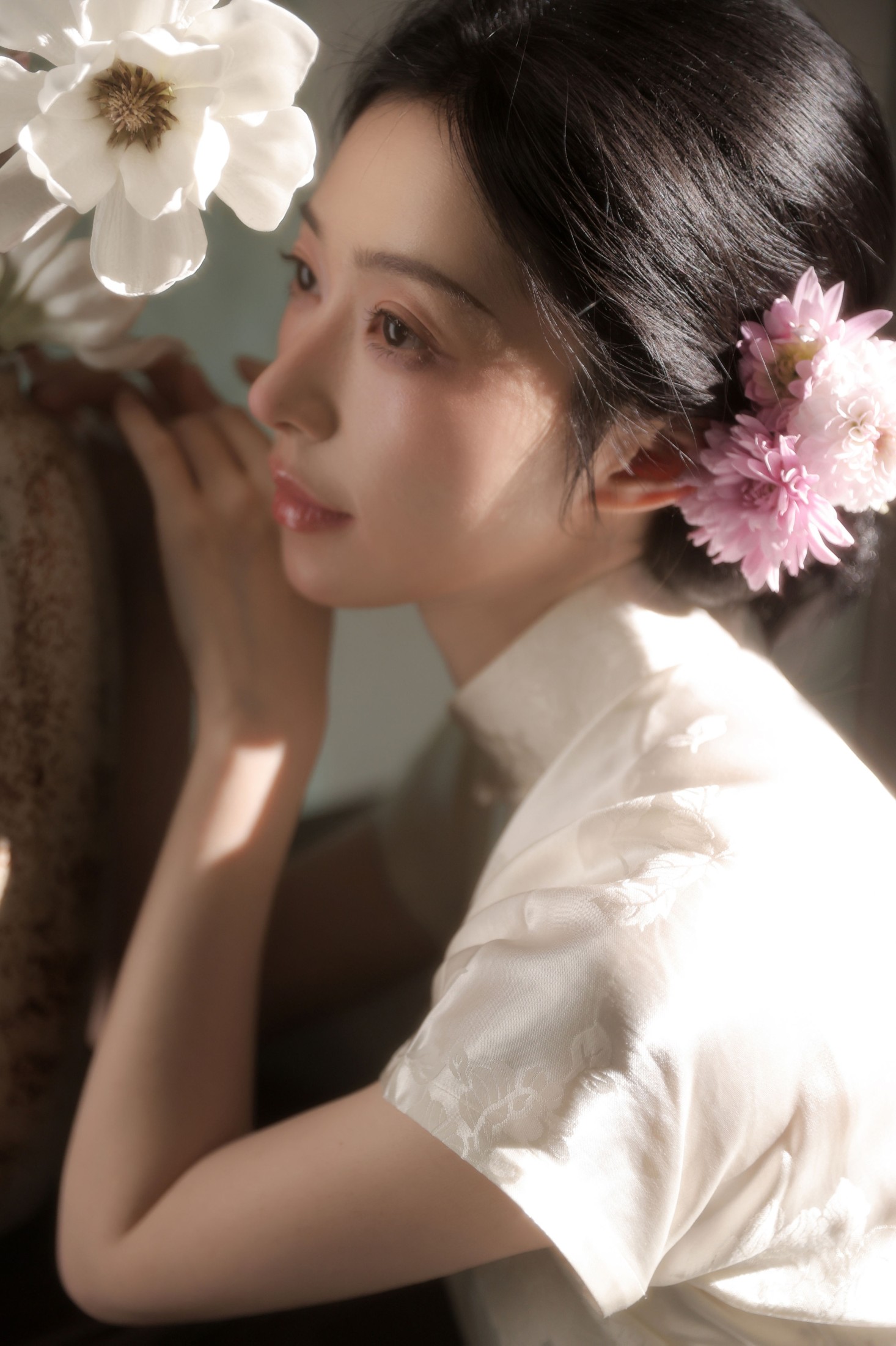 图片[3] - 粉面姑娘 - 《玉兰花开》[13P] - 机器猫次元 - 机器猫次元