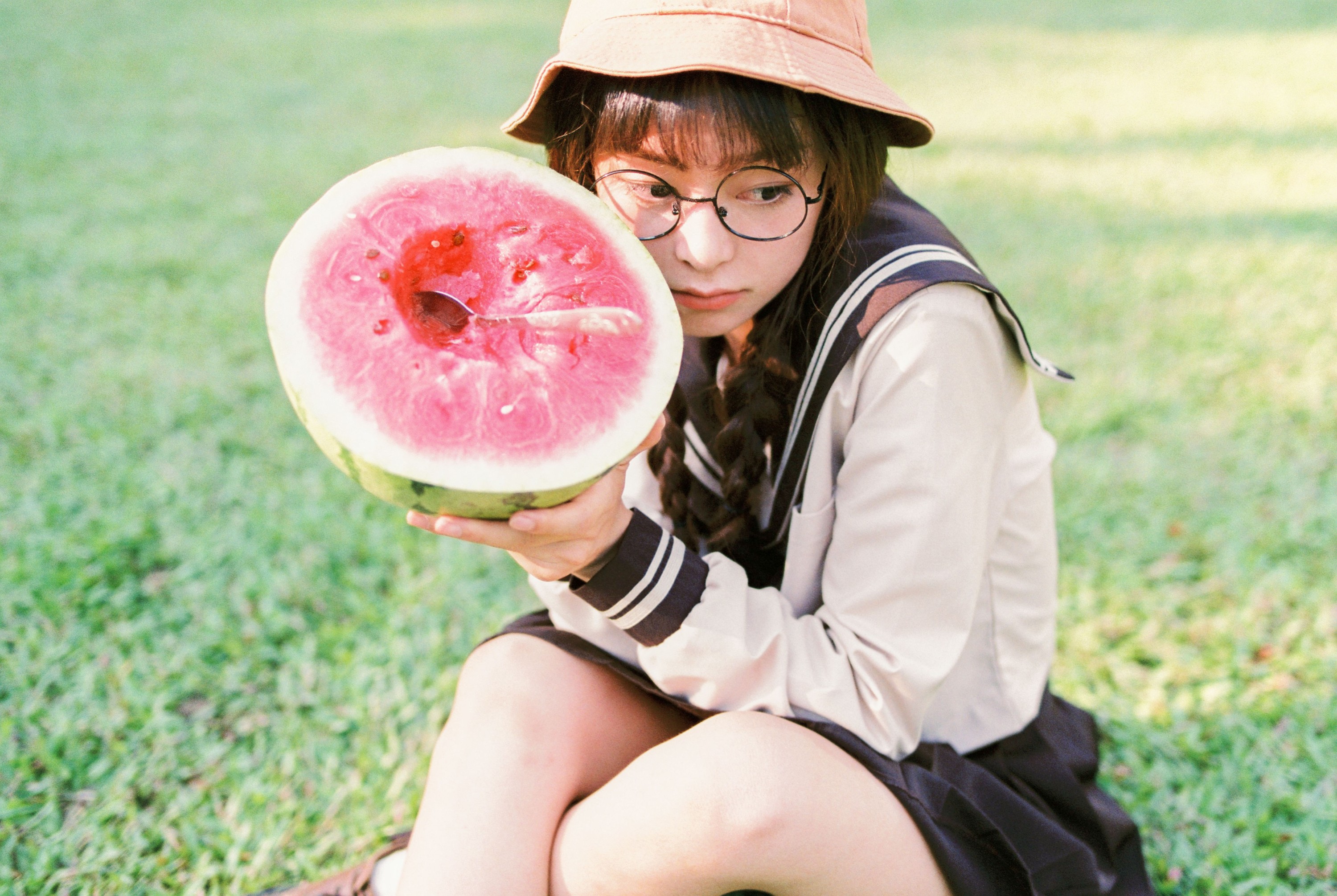 图片[4] - 秋歌 - 《西瓜与少女》[14P] - 机器猫次元 - 机器猫次元