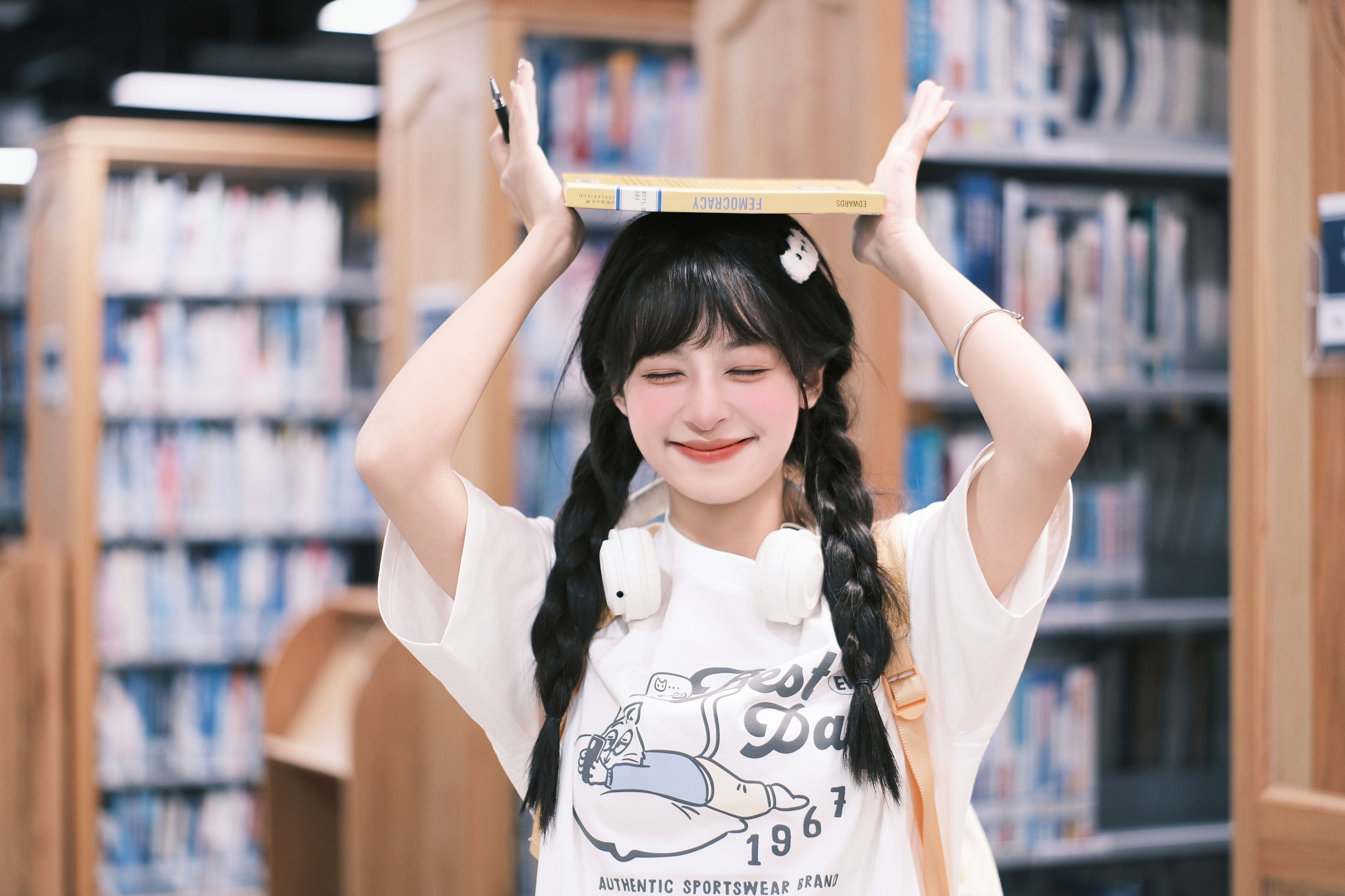 图片[3] - 夏芋小年 - 《图书馆女孩》[27P] - 机器猫次元 - 机器猫次元