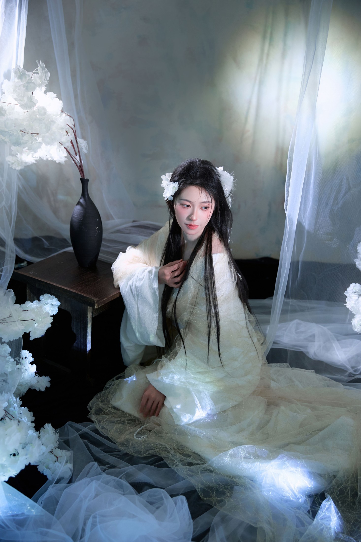 图片[8] - 粉面姑娘 - 《梨花白》[14P] - 机器猫次元 - 机器猫次元