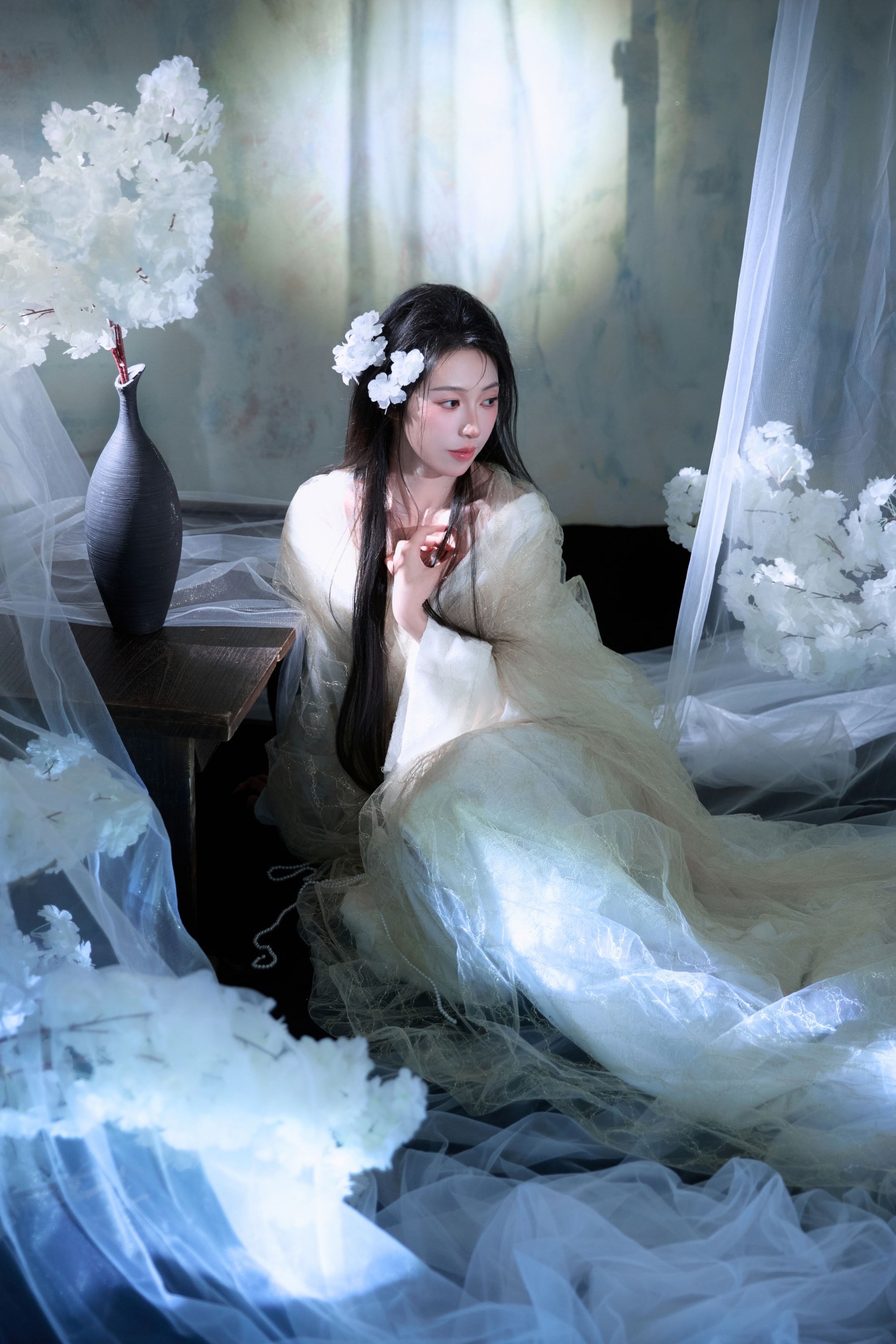 图片[5] - 粉面姑娘 - 《梨花白》[14P] - 机器猫次元 - 机器猫次元
