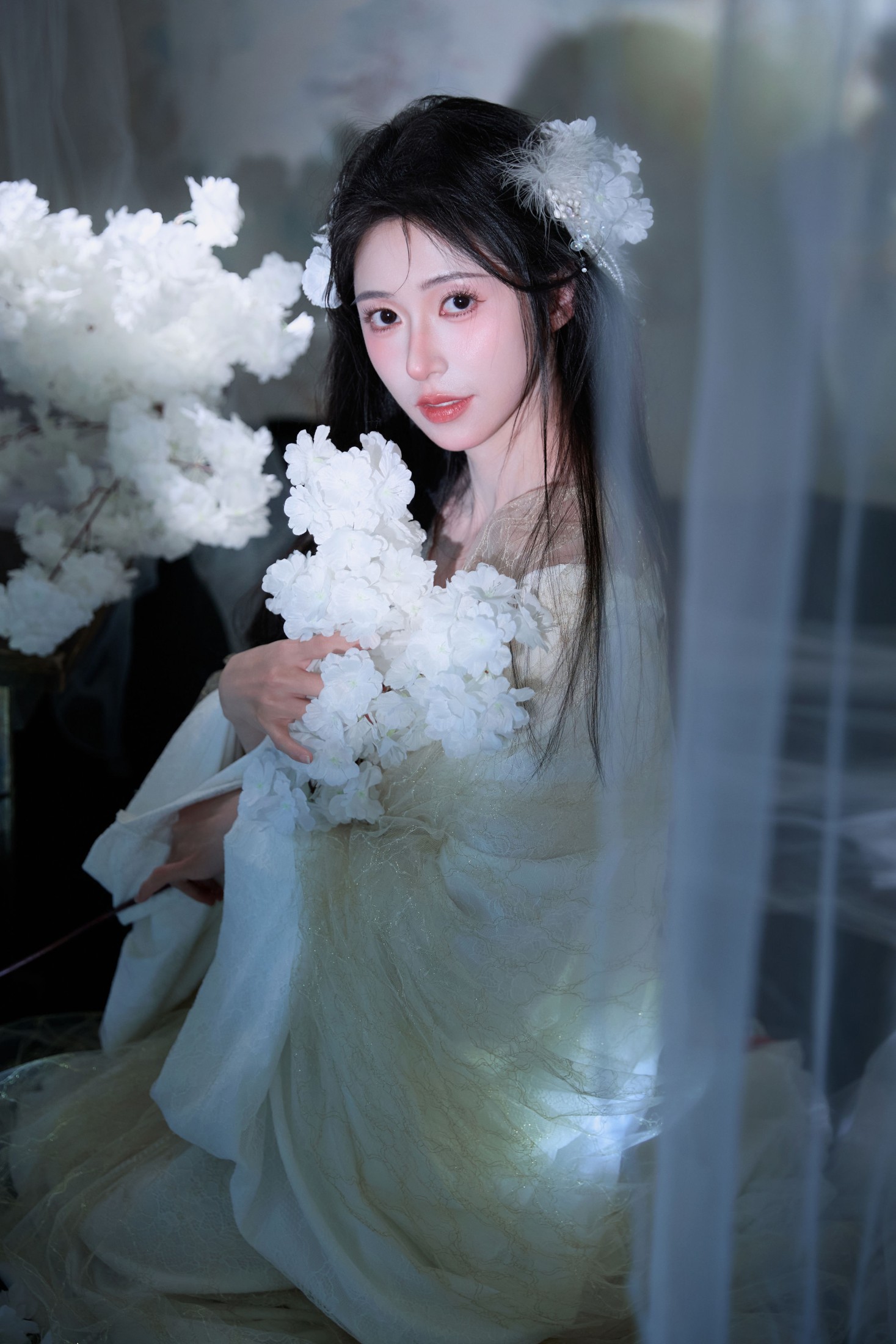 图片[6] - 粉面姑娘 - 《梨花白》[14P] - 机器猫次元 - 机器猫次元