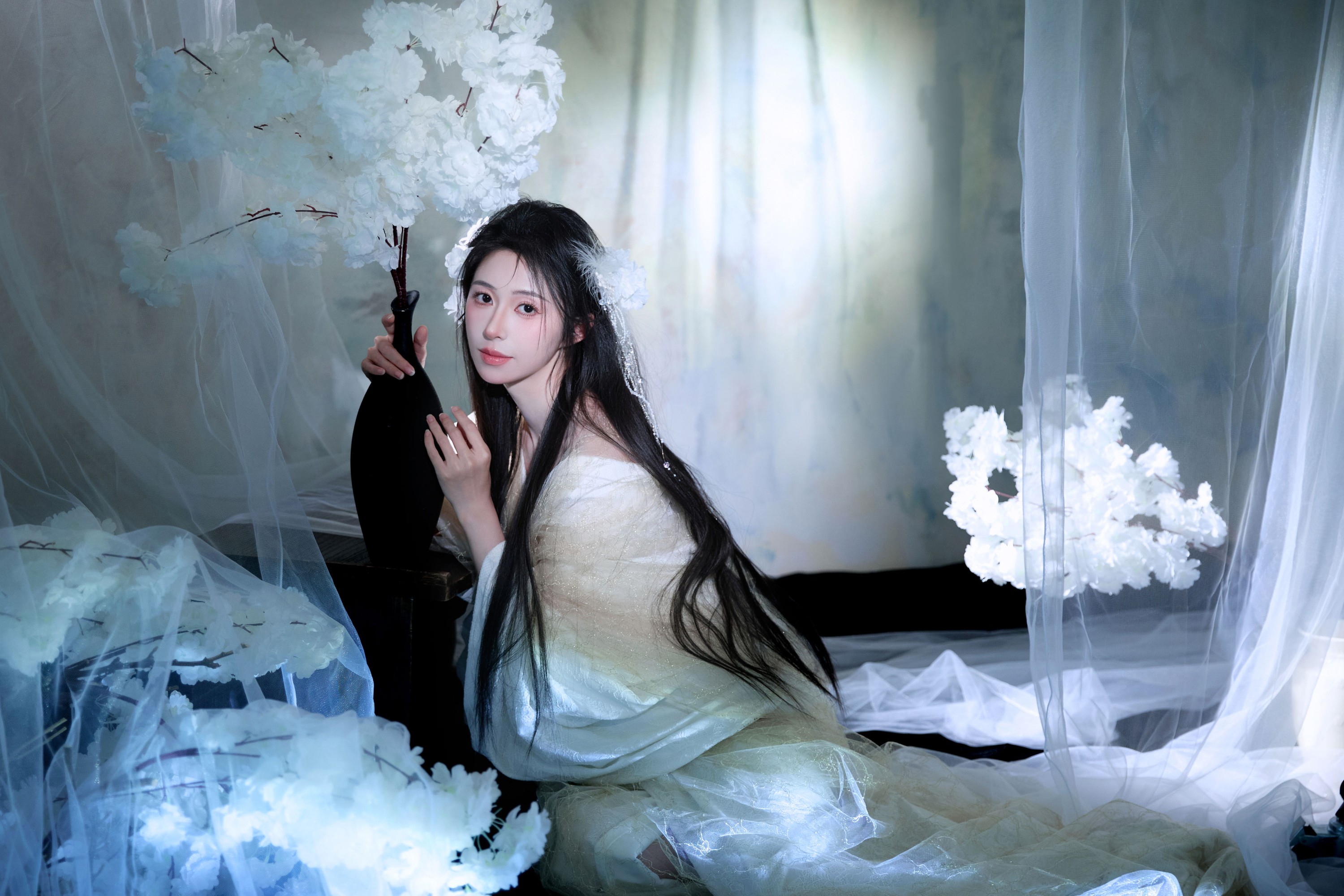 图片[7] - 粉面姑娘 - 《梨花白》[14P] - 机器猫次元 - 机器猫次元