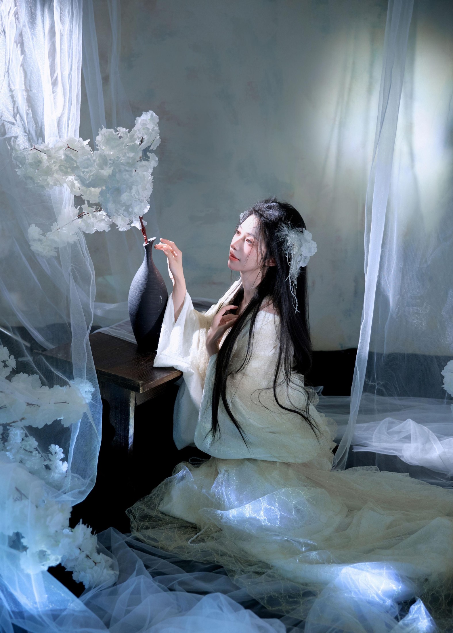 图片[2] - 粉面姑娘 - 《梨花白》[14P] - 机器猫次元 - 机器猫次元