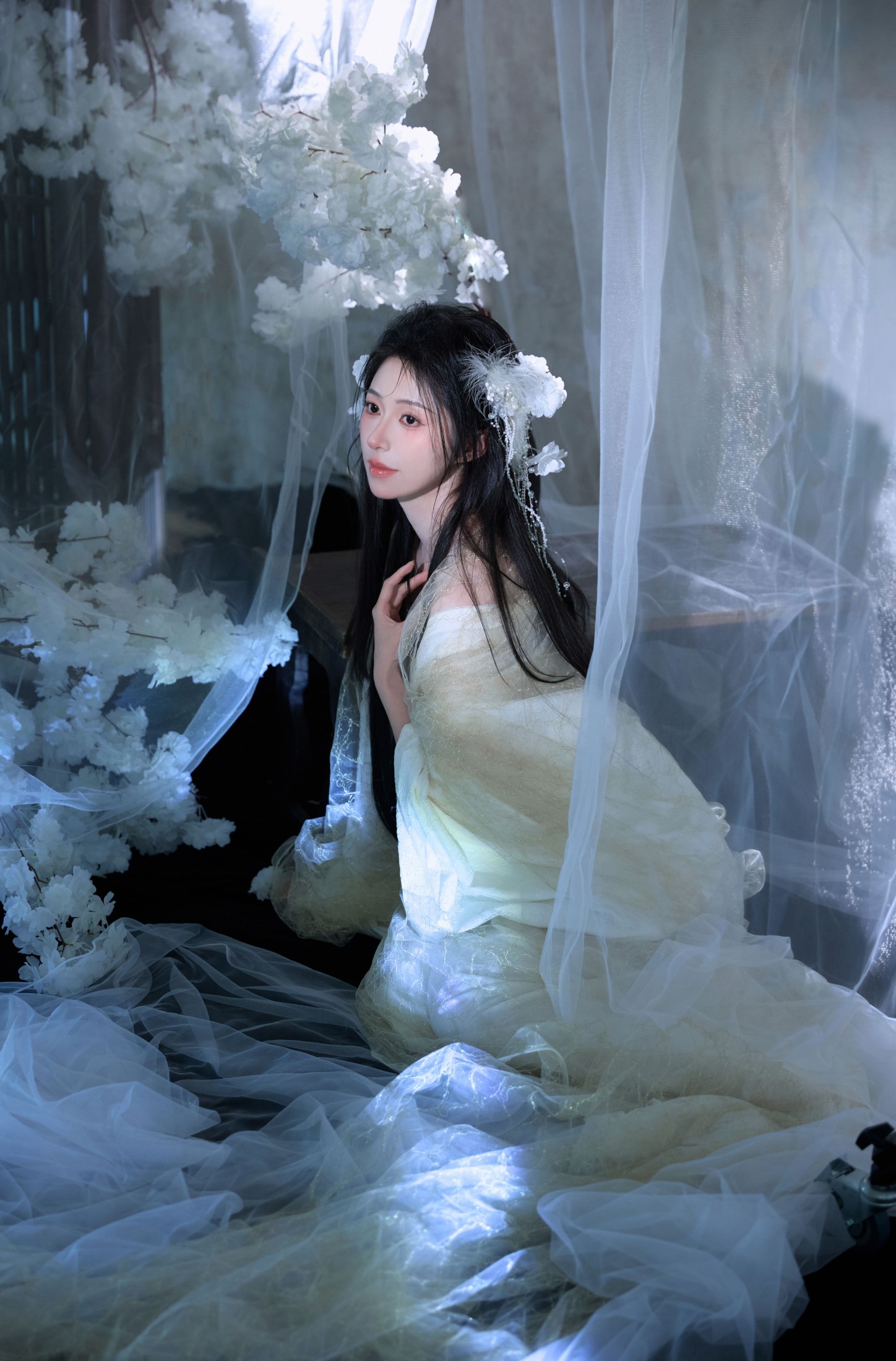 图片[4] - 粉面姑娘 - 《梨花白》[14P] - 机器猫次元 - 机器猫次元