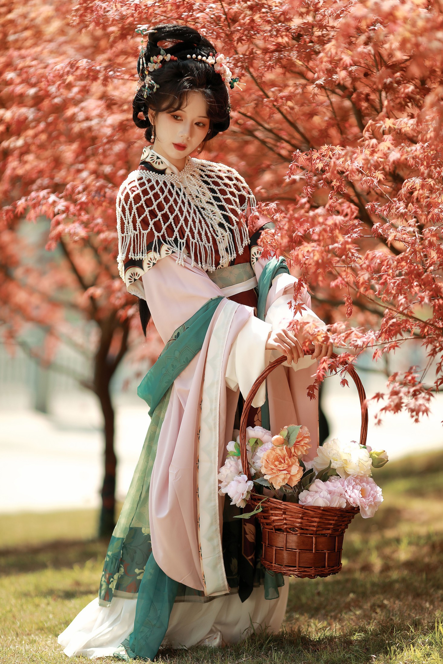 图片[4] - 是三七呀 - 《枫叶仕女图》[15P] - 机器猫次元 - 机器猫次元